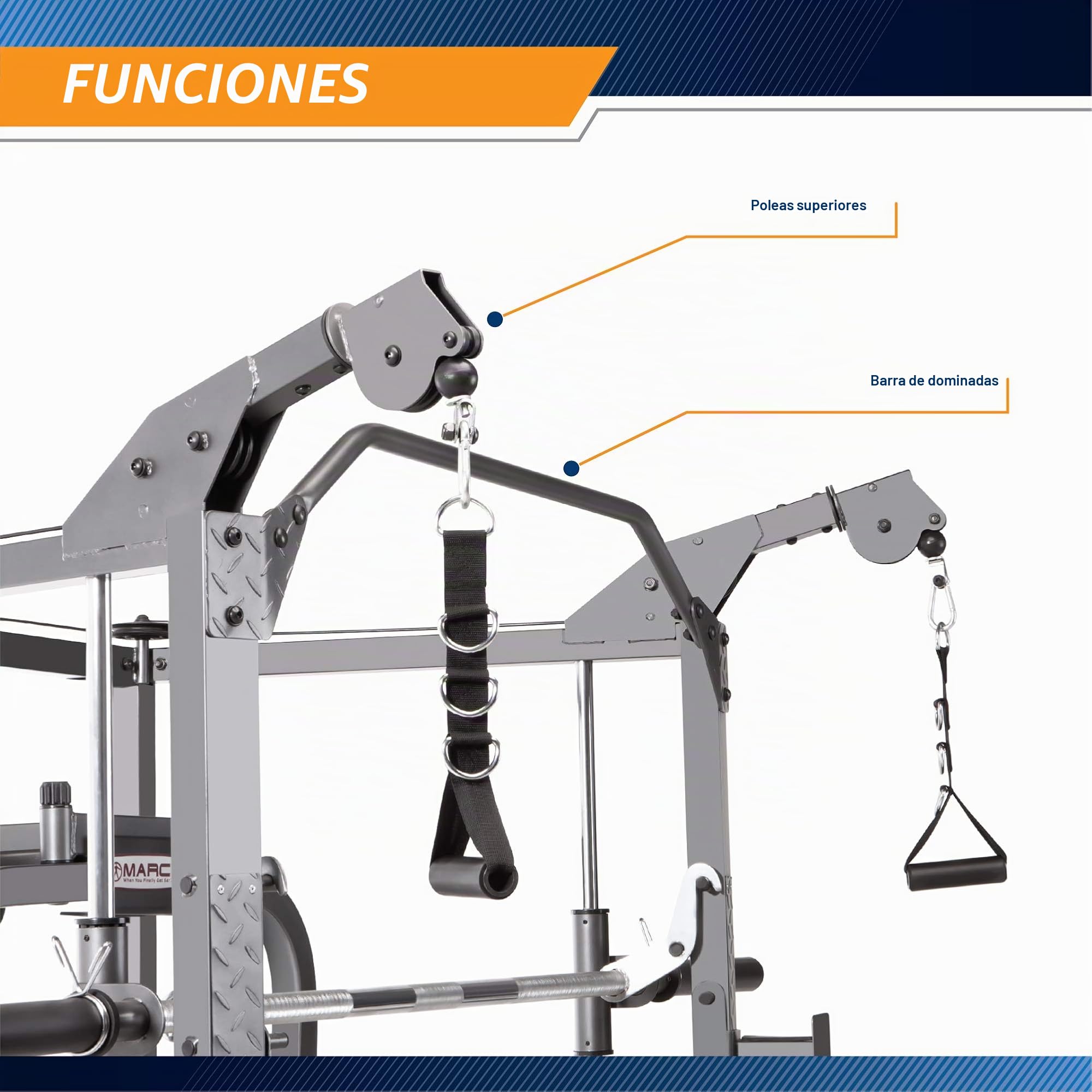 Marcy Combo de máquina y Banco de Pesas Unisex para Adultos, Color Gris, Talla única