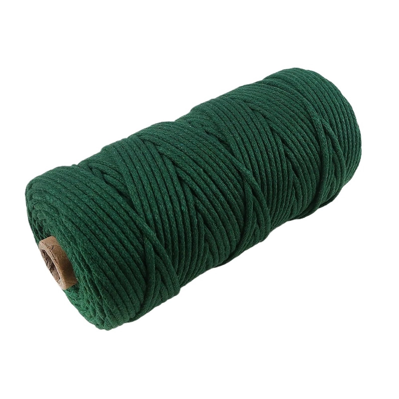 Cotton Macrame Cord 10m 3.0mm Colored Cotton Thread Braided Rope Diy Bracelet Necklace Key Chain Make Ropes Jewelry Making Materials(Color12)