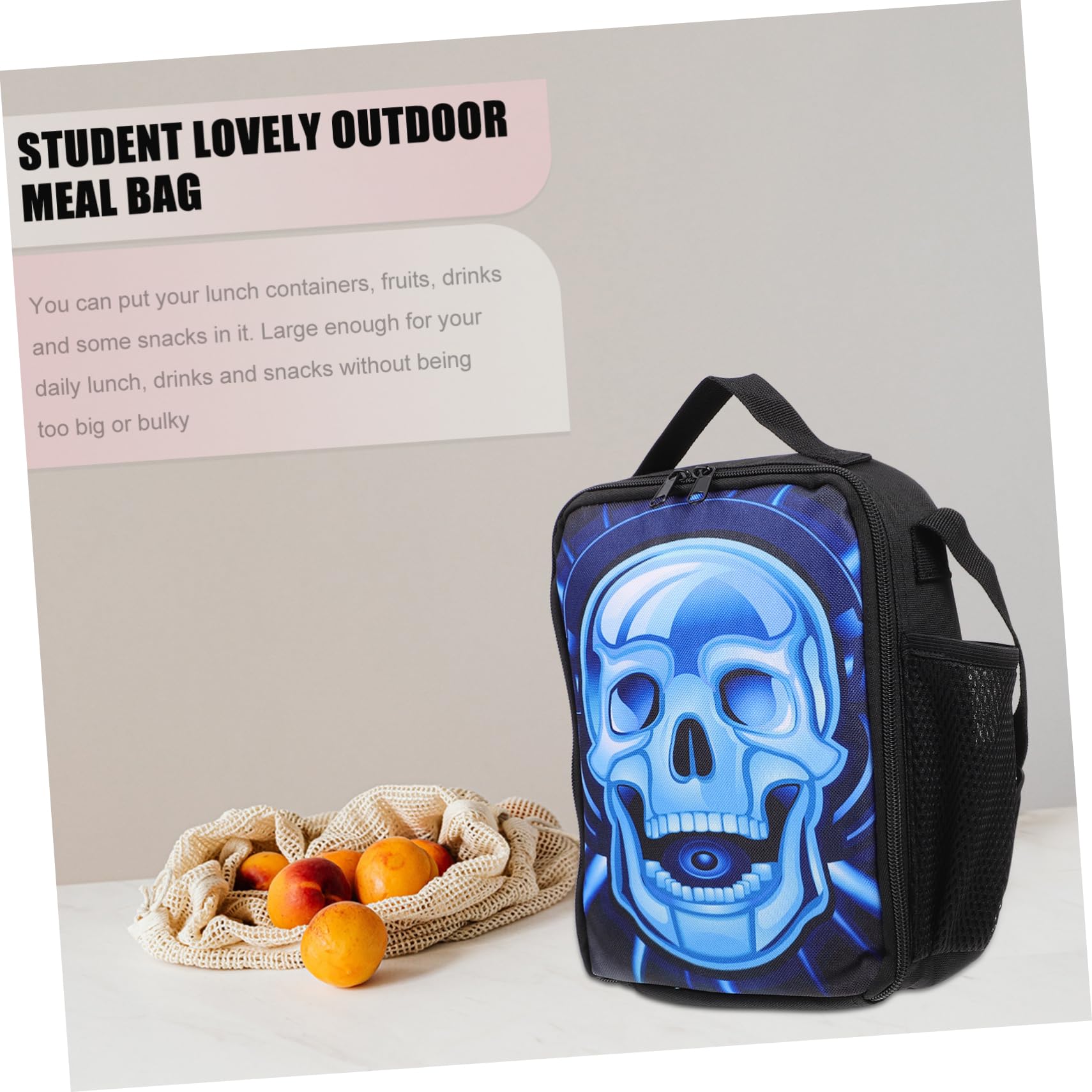 TOPBATHY 3piezas Bolsa Térmica Para Almuerzo Infantil Mochila De Comida Aislante Para Escuela Picnic y Diseño Práctico y Resistente Al Agua