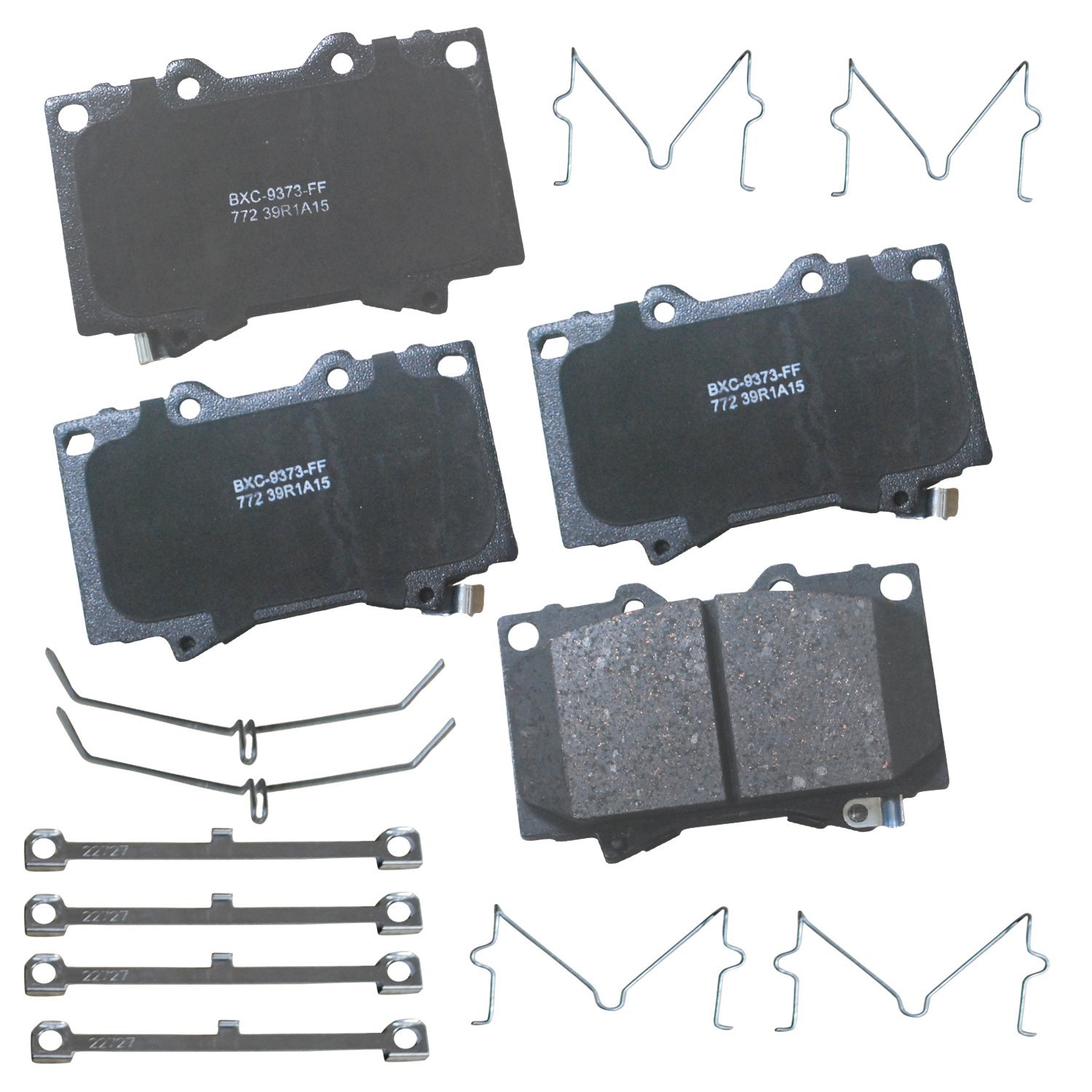 Bendix Premium SBC772 Ceramic Front Brake Pads for Lexus LX470 2007-1998, Toyota Land Cruiser 2007-1998