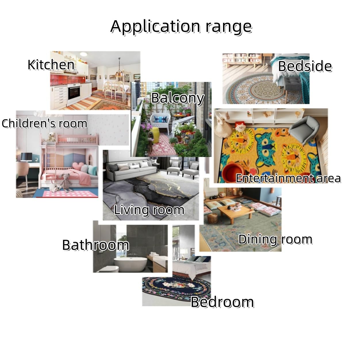 Teppich für Wohnzimmer, 120 x 160 cm, rutschfest, superweich, niedriger Flor, maschinenwaschbar, Küche, Heimdekoration, Büro, Teppich, Retro, Ethno-Stil, Patchwork, Mehrfarbig, Rot