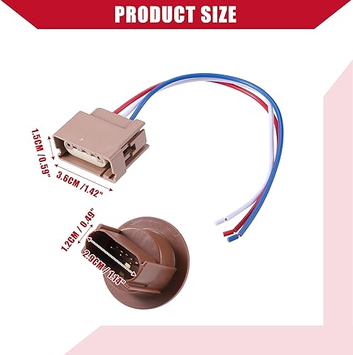 Miniatura 5 de No.2U5Z13411SA - Soporte para lámpara trasera y de coche con arnés de cable para Ford F-150 2004-2017, conector de señal de luz, plástico, 1 unidad,