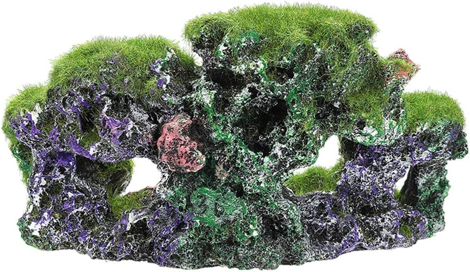 Aquarium Resin Artificial Coral Reef Ornament Rock Cave Ornament Fish Tank Background Mountain View Decor