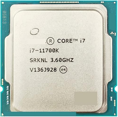 CPU Core I7-11700K New I7 11700K 3.6 GHz Eight-Core 16-Thread CPU Processor L316M 125W LGA 1200 But No Fan Responsive and Powerful