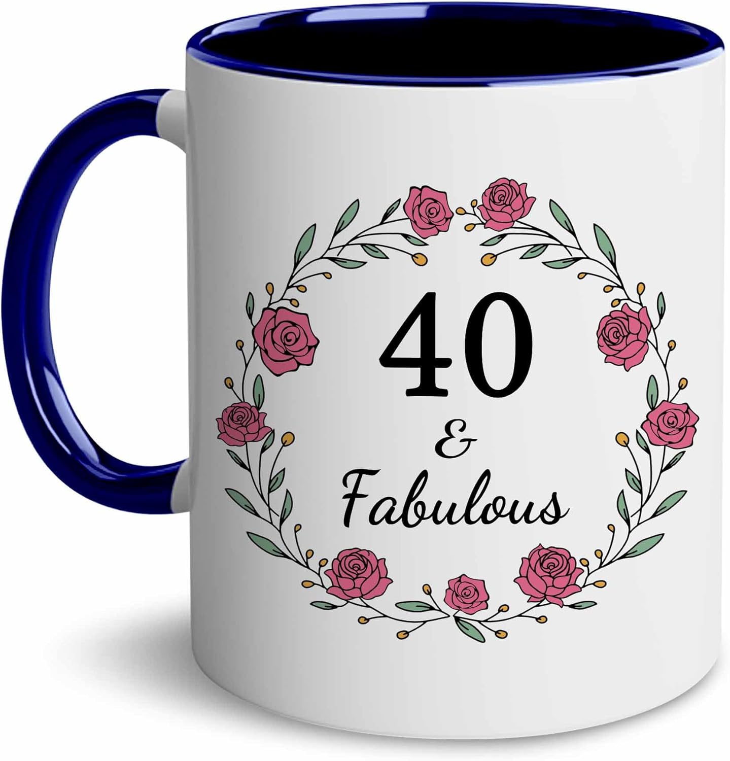 BSQUIELE 40th Birthday Gifts For Women, 40 & Fabulous
