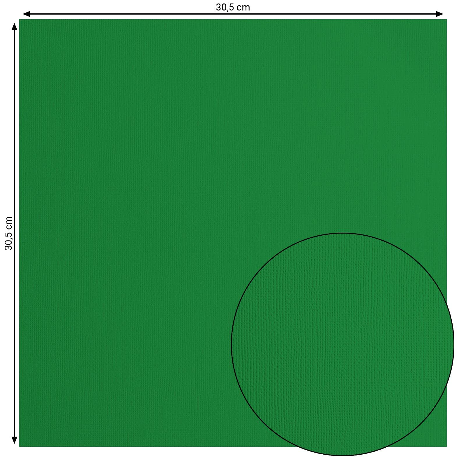 Florence Cardstock Textured, Coloured Card Making Supplies 12 x 12 inch, Green, 20 Sheets - Image 2