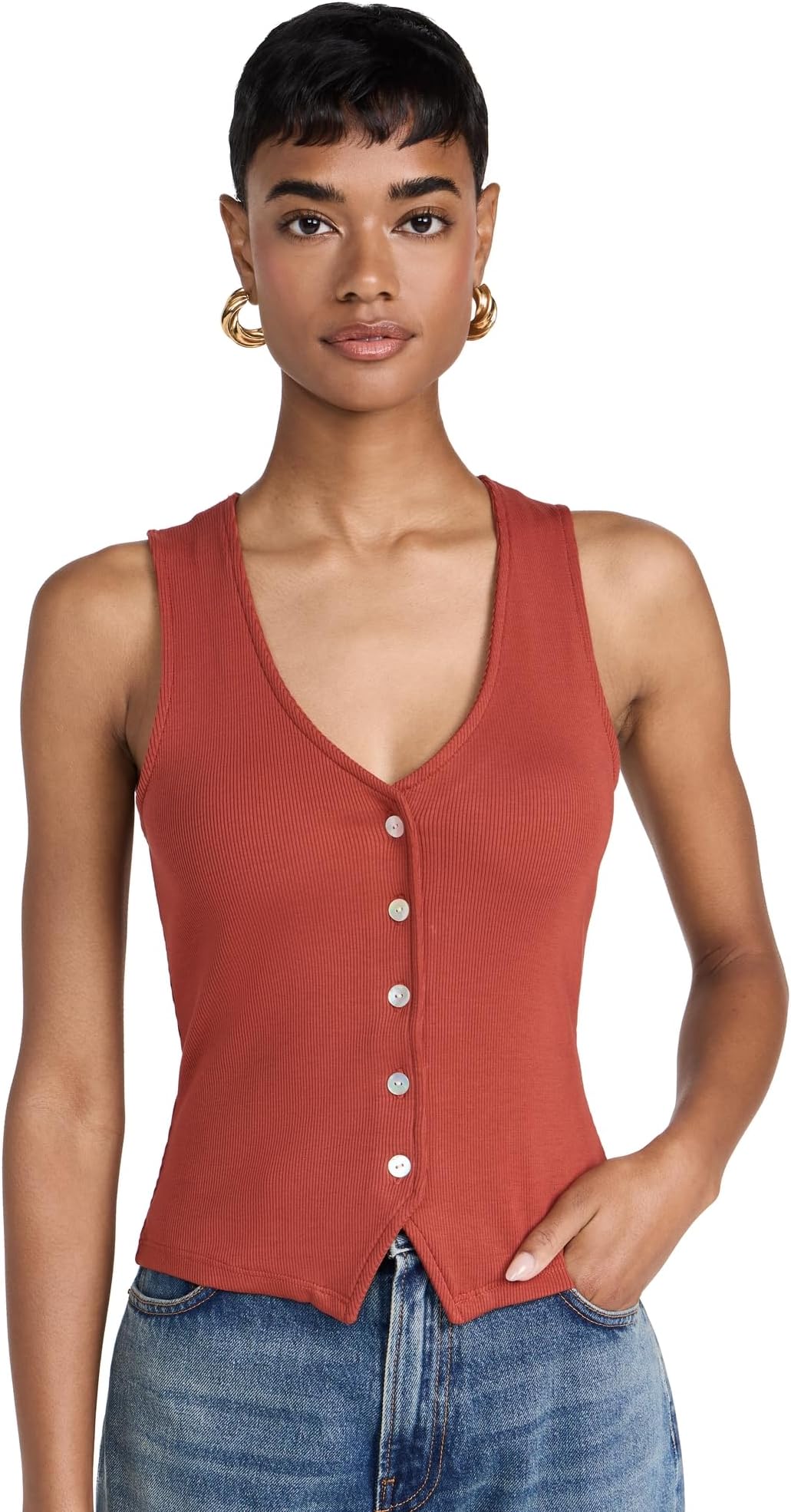 Veronica Beard JeanWomen's Hoorne Vest Top