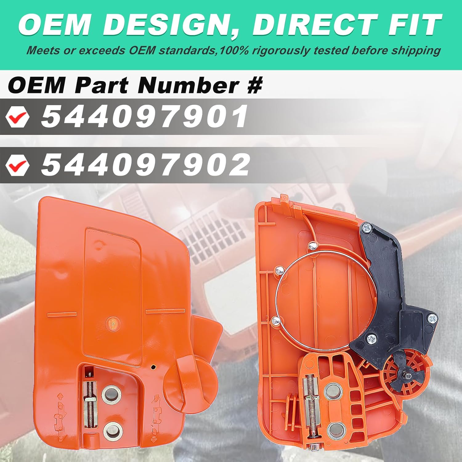 Chainsaw Chain Brake Assembly & 3/8-6T Sprocket Clutch Drum Assembly Kit for Husqvarna 235 236 240 235E 240E 236E Chainsaws, Clutch Sprocket Side Cover Rep 525628901 545071103 Clutch # 530047061