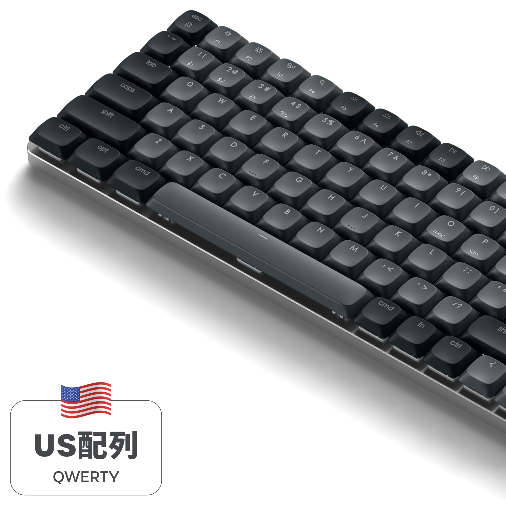 Amazon | Satechi SM1 75%メカニカルキーボード LEDバックライト
