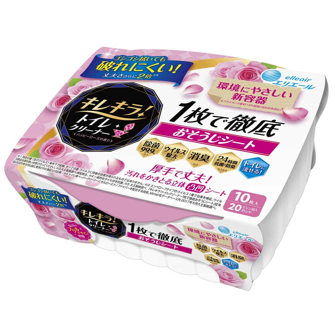 Amazon | エリエール キレキラ! トイレクリーナー 本体 ハッピーローズ