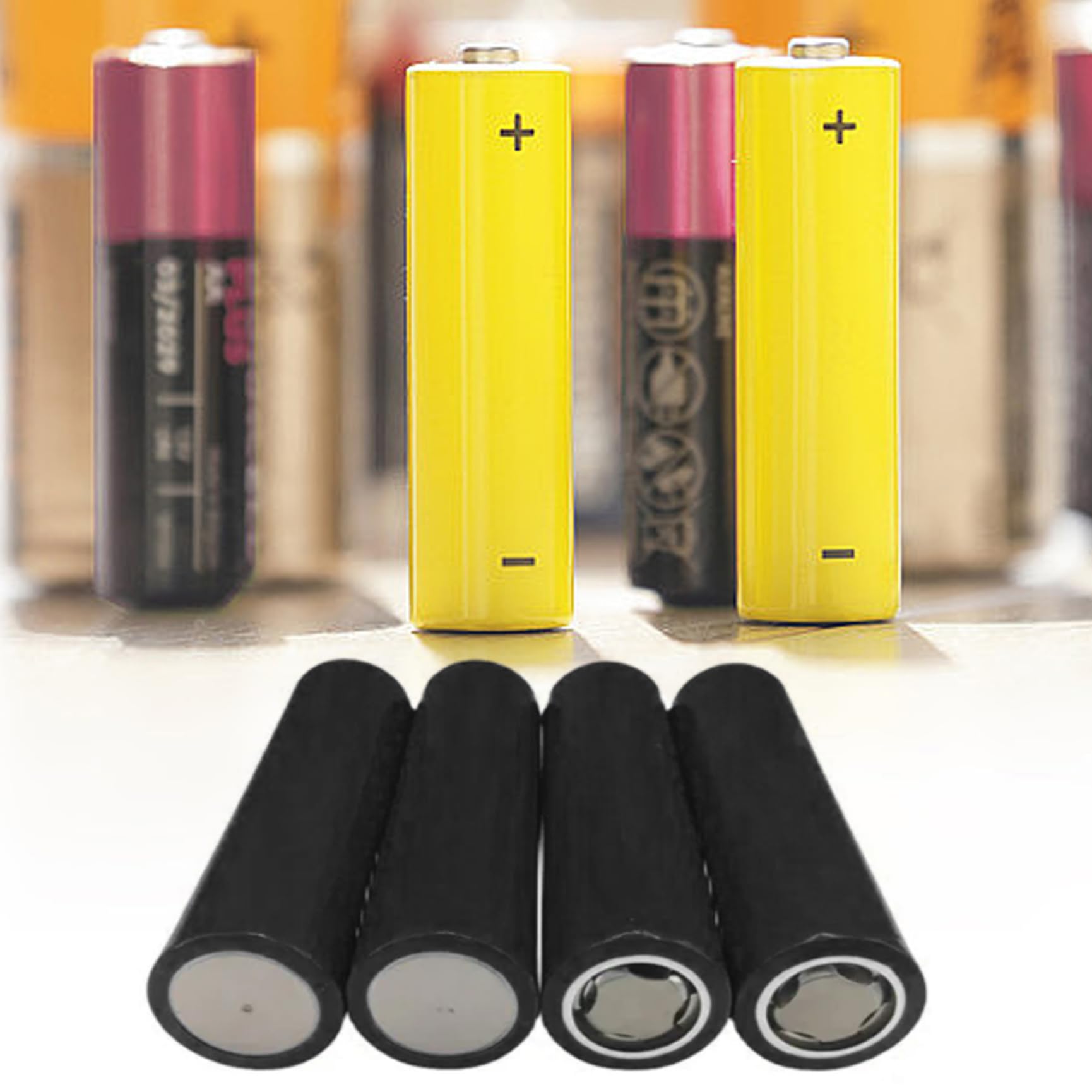 21700 wraps de batterie, 100pcs enveloppe de batterie stable PVC TUBE THRINK RAPIR, Batterie thermique isolée Bouclier noir