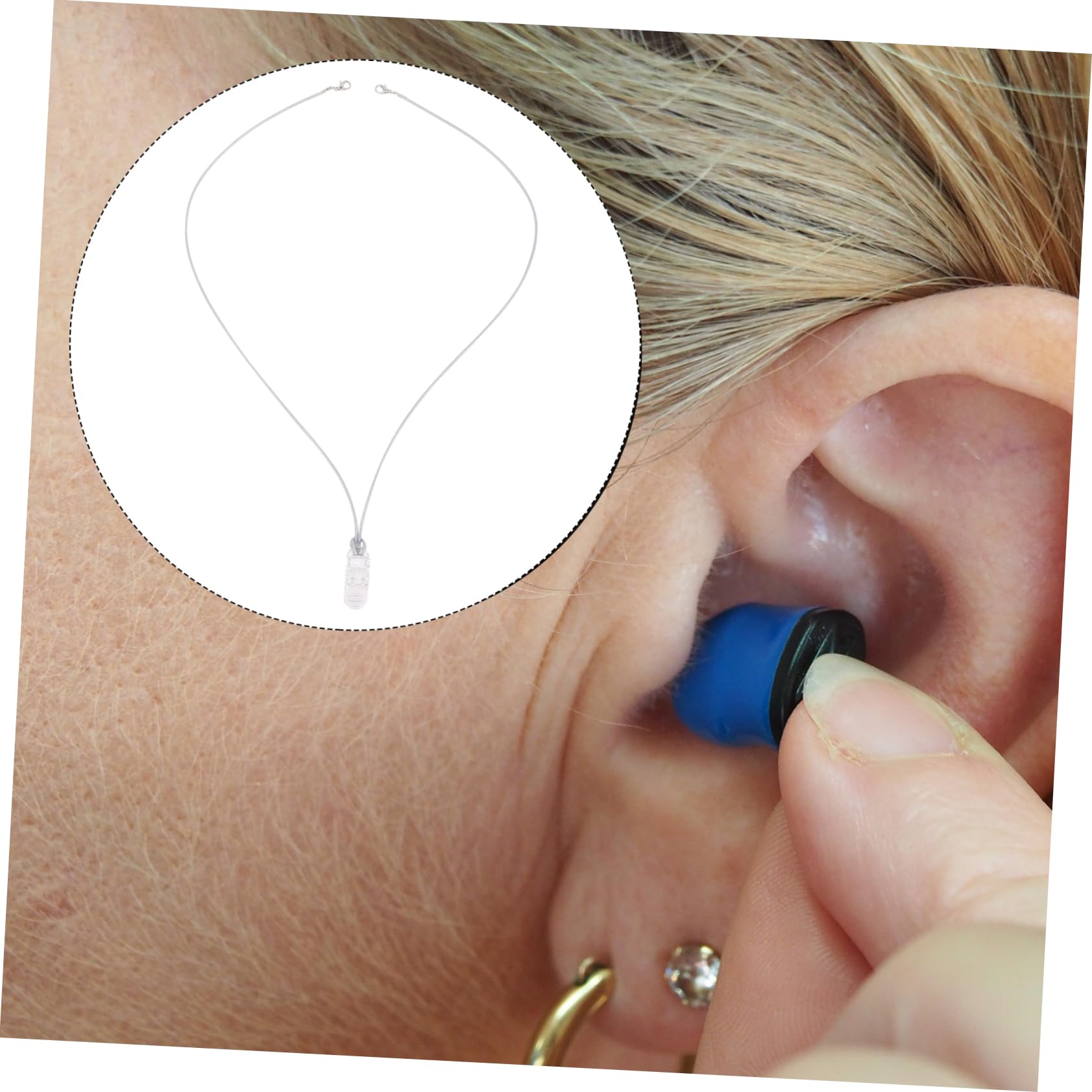 Healvian 12 Stk Anti-verlorenes Seil für Halter für Hörverstärker Hörgeräteclip gegen Verlust Trageband für Hörverstärker -Clip Gehörschutz Halterung Nylon