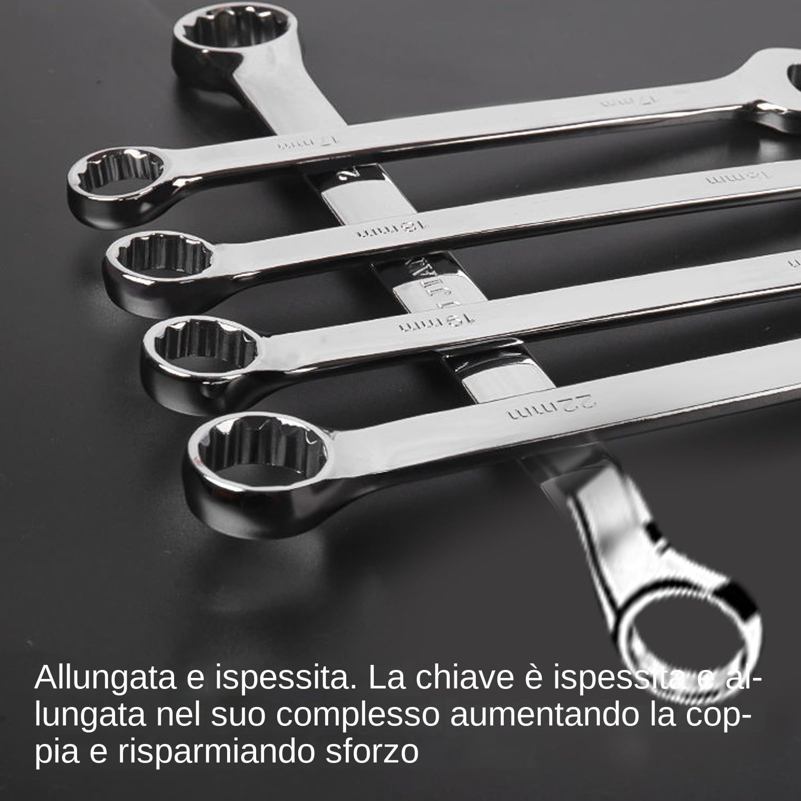 Generico Chiave a Cricchetto 10 Pezzi Chiave a