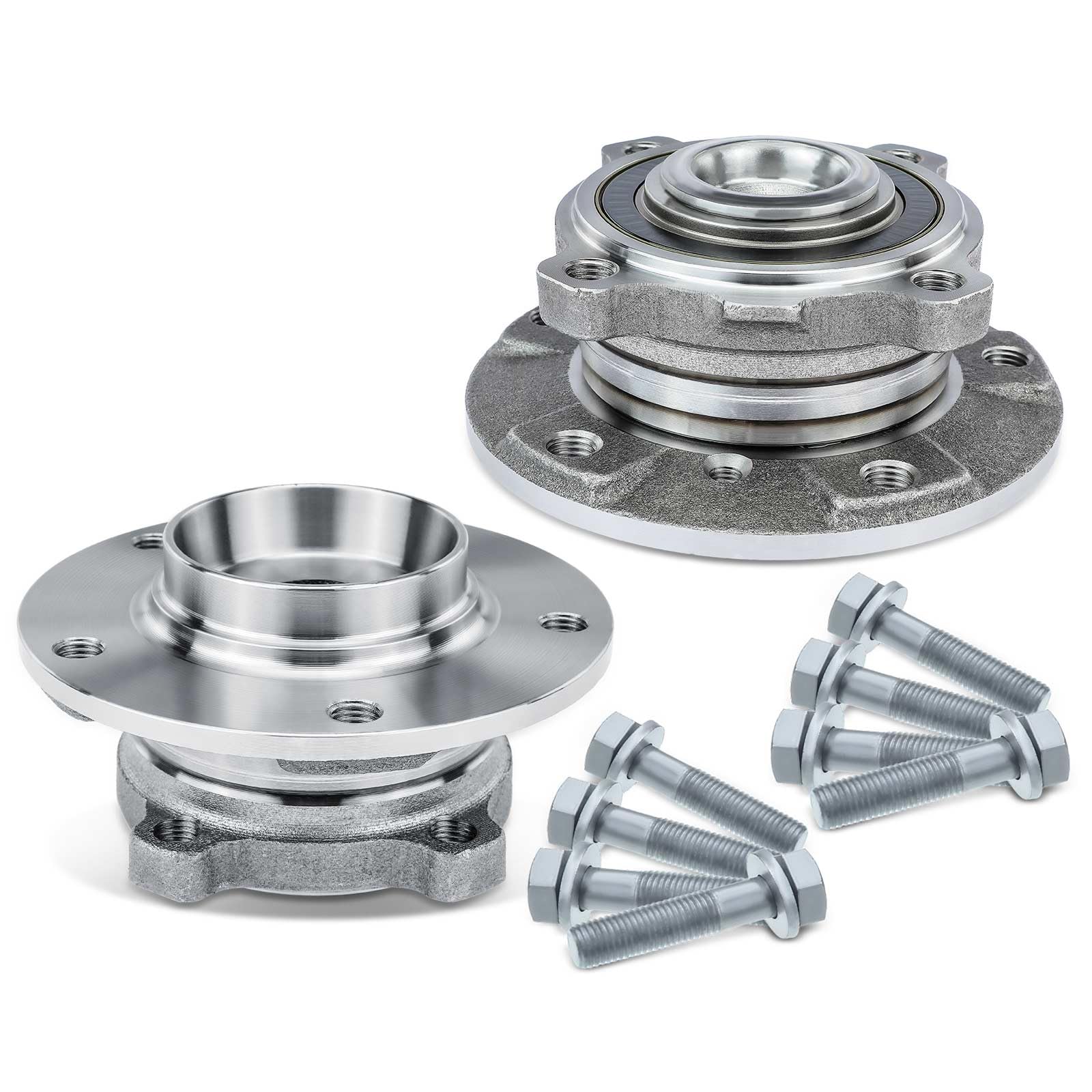Frankberg 2x Kits de roulements de roue Avant Gauche Droite Compatibles avec Série 5 E60 E61 520 523 525 530 535 540 545 550 2001-2010 Série 6 E63 E64 630 635 645 650 2004-2010 Remplacer# 31226765601