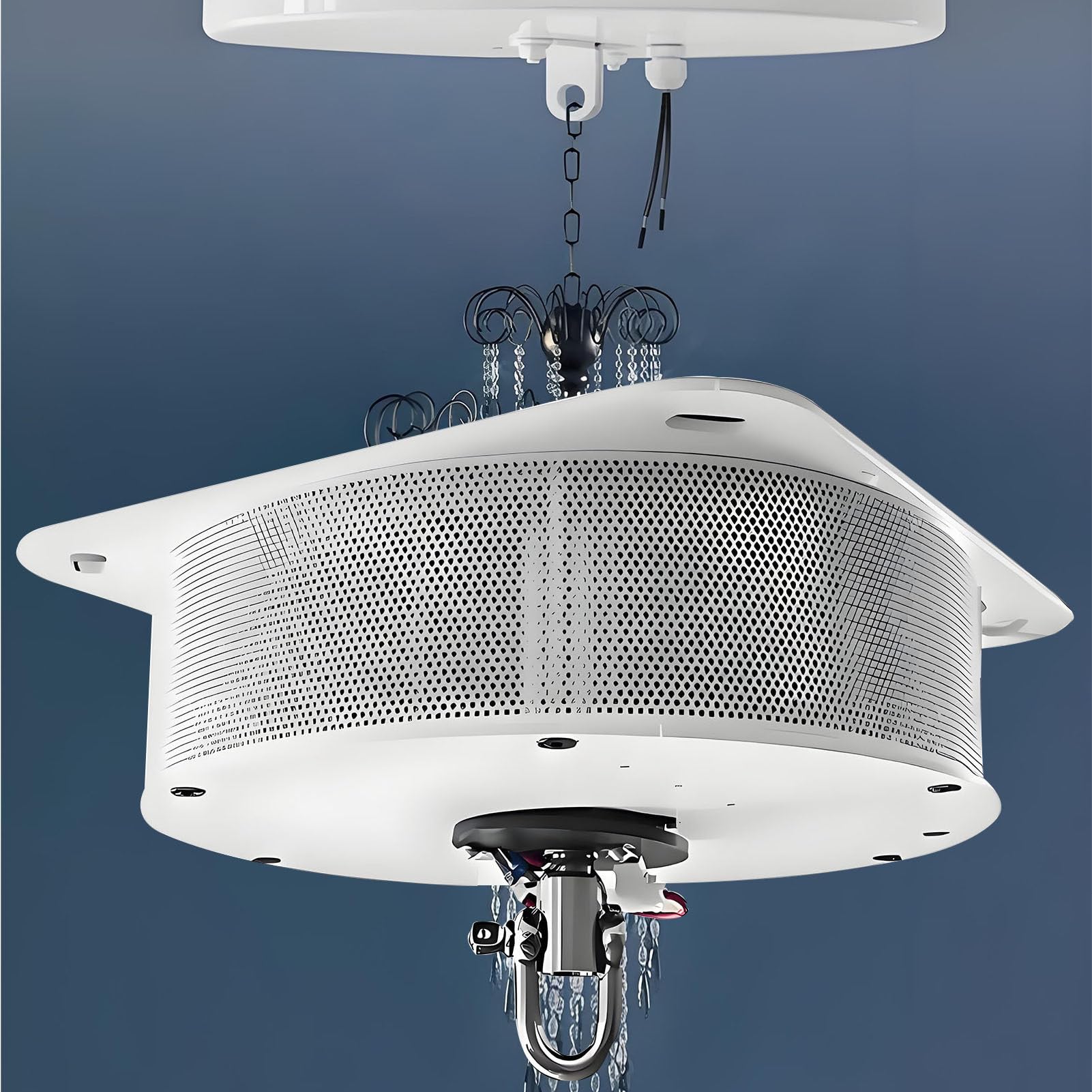 Monte-lustre pour suspensions : nettoyez vos luminaires sans échelle