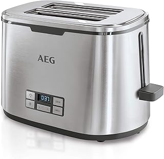 AEG 2074464 PremiumLine 7Series AT 7800 Grille-Pain Inox 25 x 23 x 17 cm