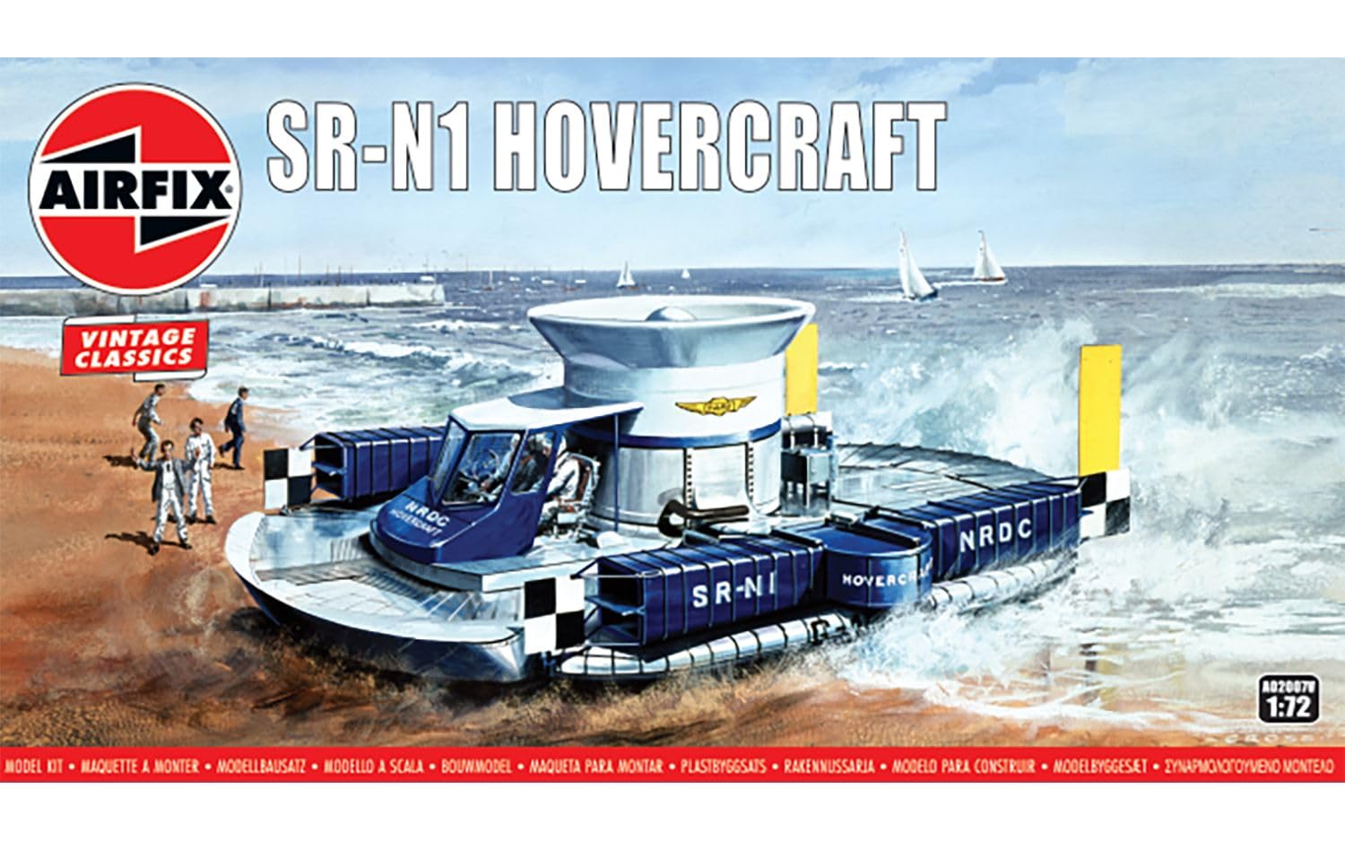 Amazon | Airfix Vintage Classics SR-N1 ホバークラフト 1:72 NRDC