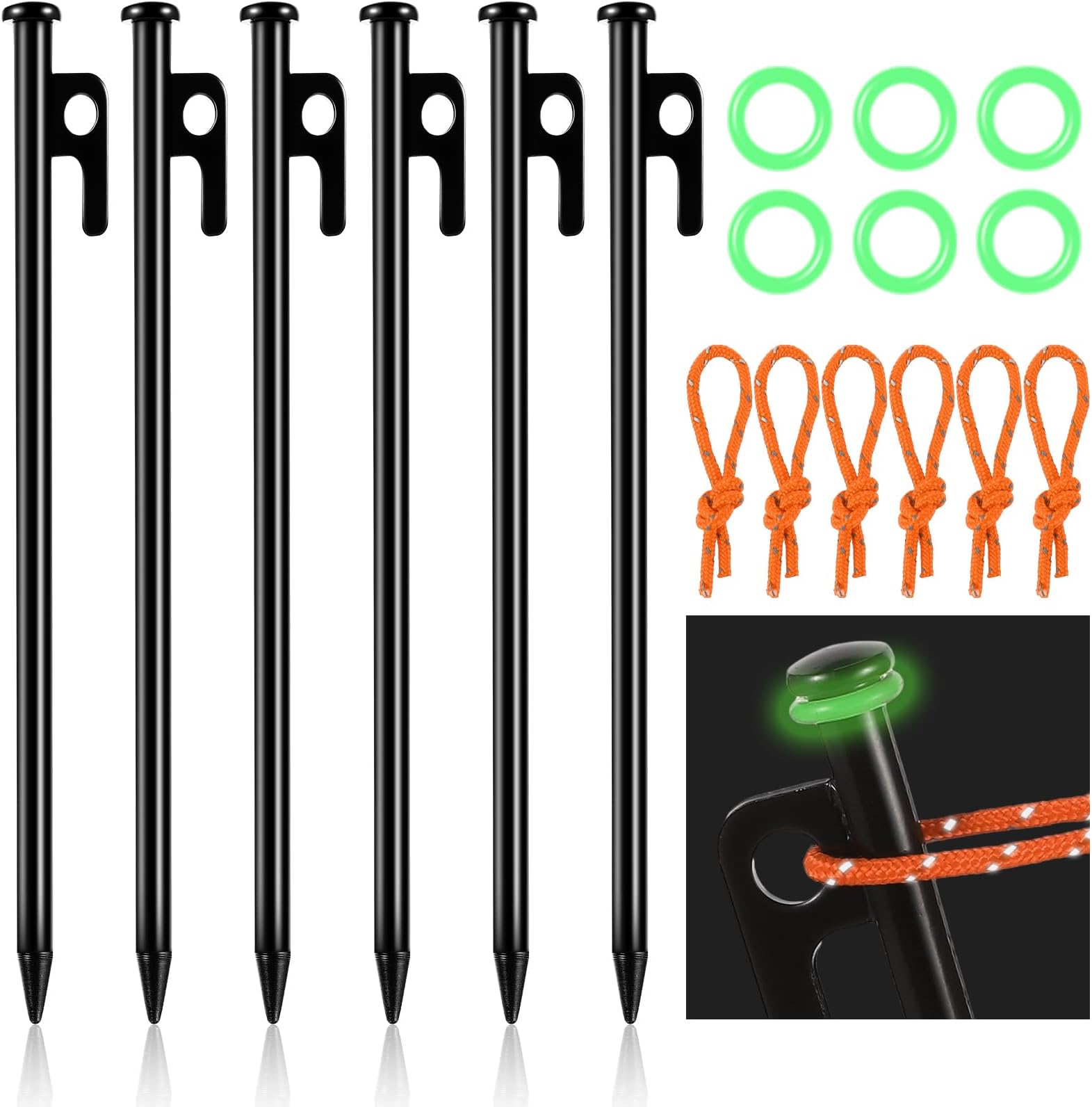 20 Pièces Piquet De Tente Sardines De Fixation Piquet Sol Sardines Camping Clous De Sable 18 Cm Aluminium Piquet Jardin Piquets De Tente De Camping 99140937