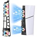 FASTSNAIL Cooling Fan wih LED Light for PS5 Slim Disc/Digital Console gallery image
