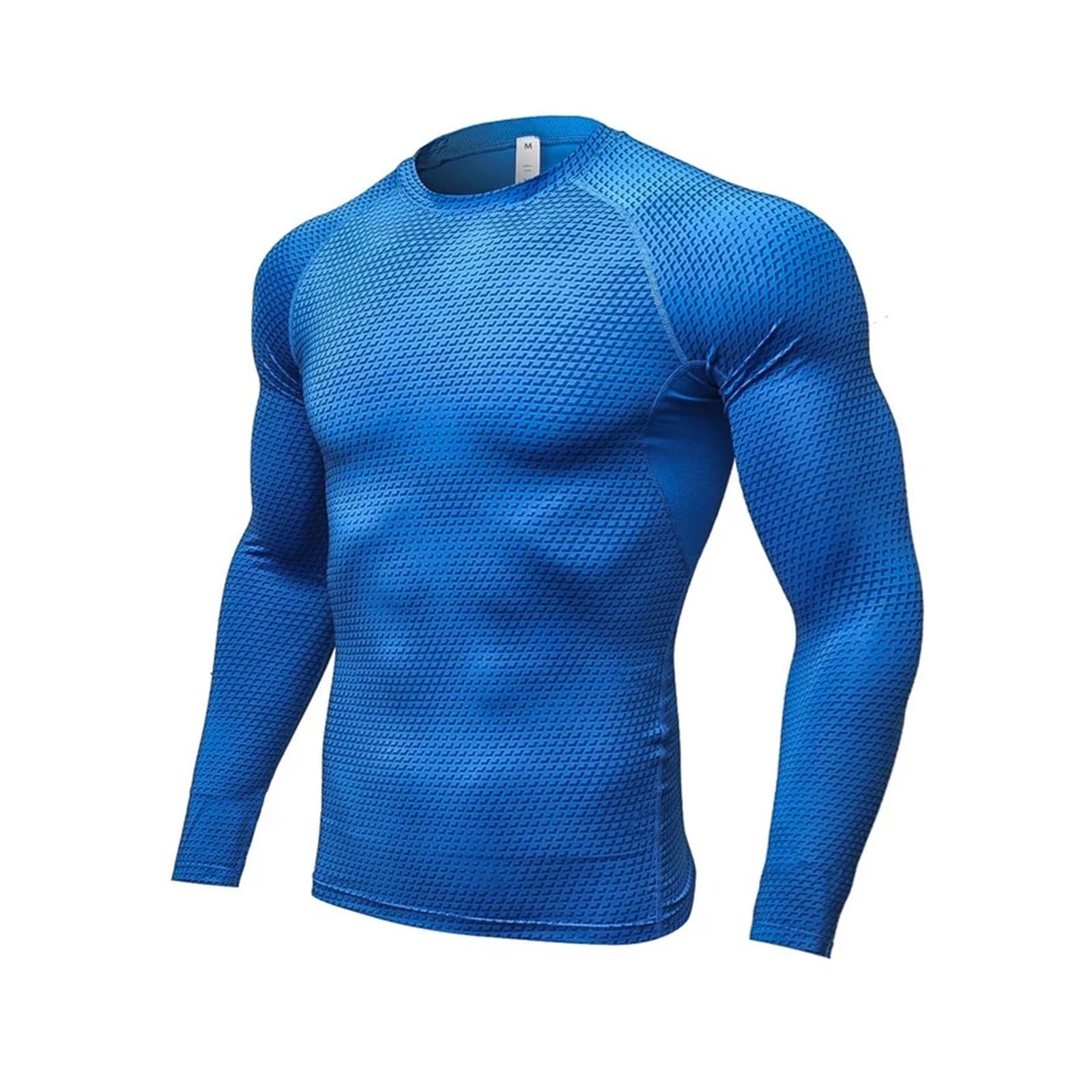 Uomo Fitness Corsa Allenamento Camicie a Maniche Lunghe Stretto Elastico Abbigliamento ad Asciugatura Rapida Camicia da Palestra Canotte atletiche per Ciclismo Fitness Allenamento Sportiva