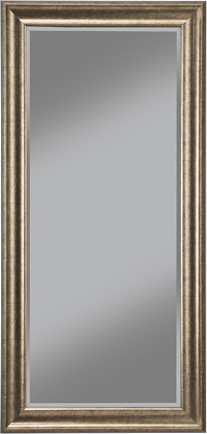 Sandberg Furniture Antique Gold Full Length Leaner Mirror