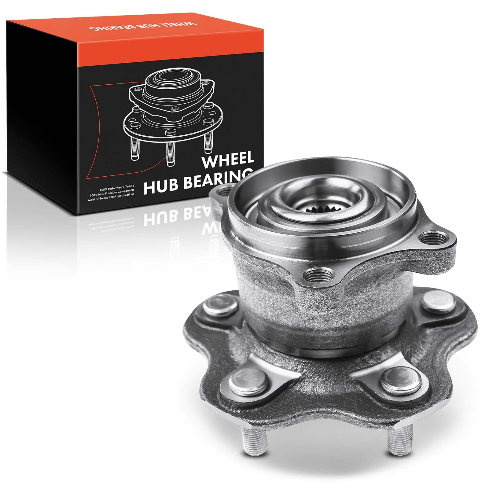 Frankberg Rear Wheel Hub Wheel Bearing Kit for Juke F15 Qashqai +2 I J10 X-Trail T31 T32 Koleos HY HC 2007-2021 512373