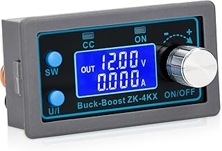 Agatige Boost Power Supply Module, 0.5‑30V 4A DC-DC Buck Boost Converter DC Programmable Adjustable Voltage Regulator with LCD Display and Multi Protection for Laboratory Power Supply, Outdoor Camping