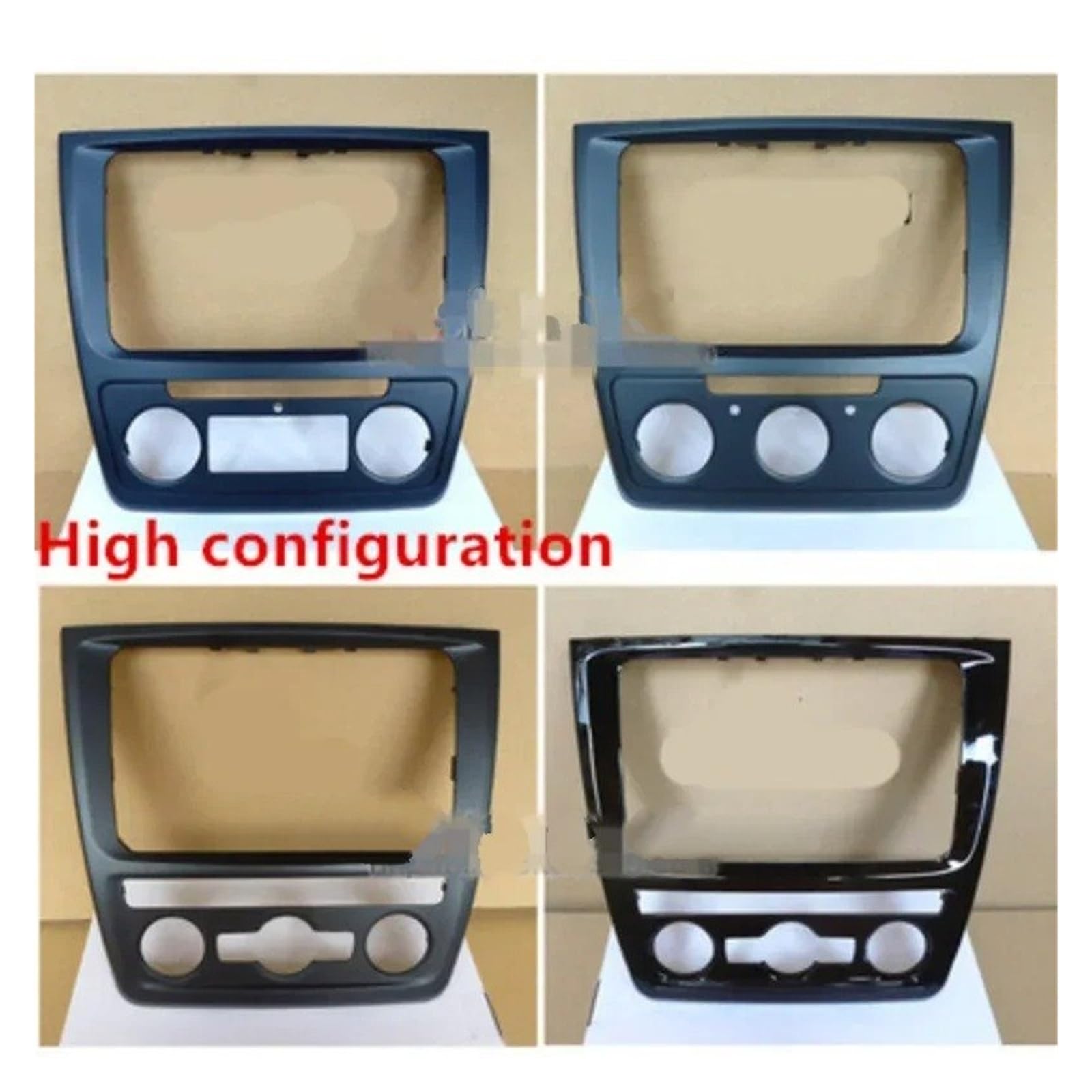 Fascia Marco Panel Estéreo Fascia Radio Coche Kit Marco Instalación Embellecedor CD Soporte Control Central para Skoda para Yeti 2009 Juego Panel Radio