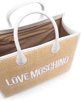 Love Moschino Women JC4318PP0GKN1 Shopping Bag, White