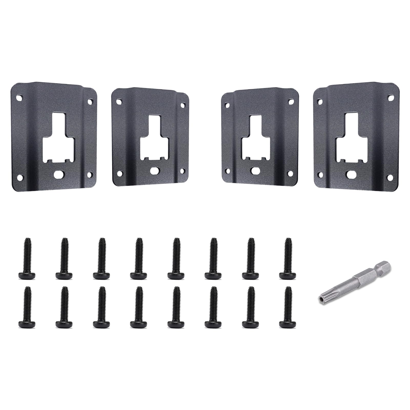 4Pcs Truck Bed Tie Down Anchors Boxlink Plates Compatible with Ford F150 F250 F350 & Raptor 2015-2024 2025