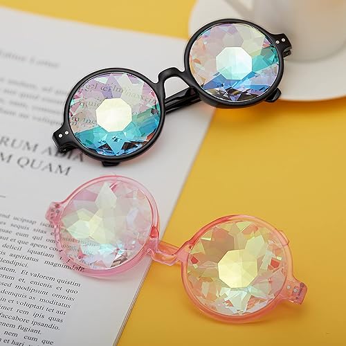 Miniatura 8 de Lelinta - Gafas de caleidoscopio para lentes de cristal de difracción
