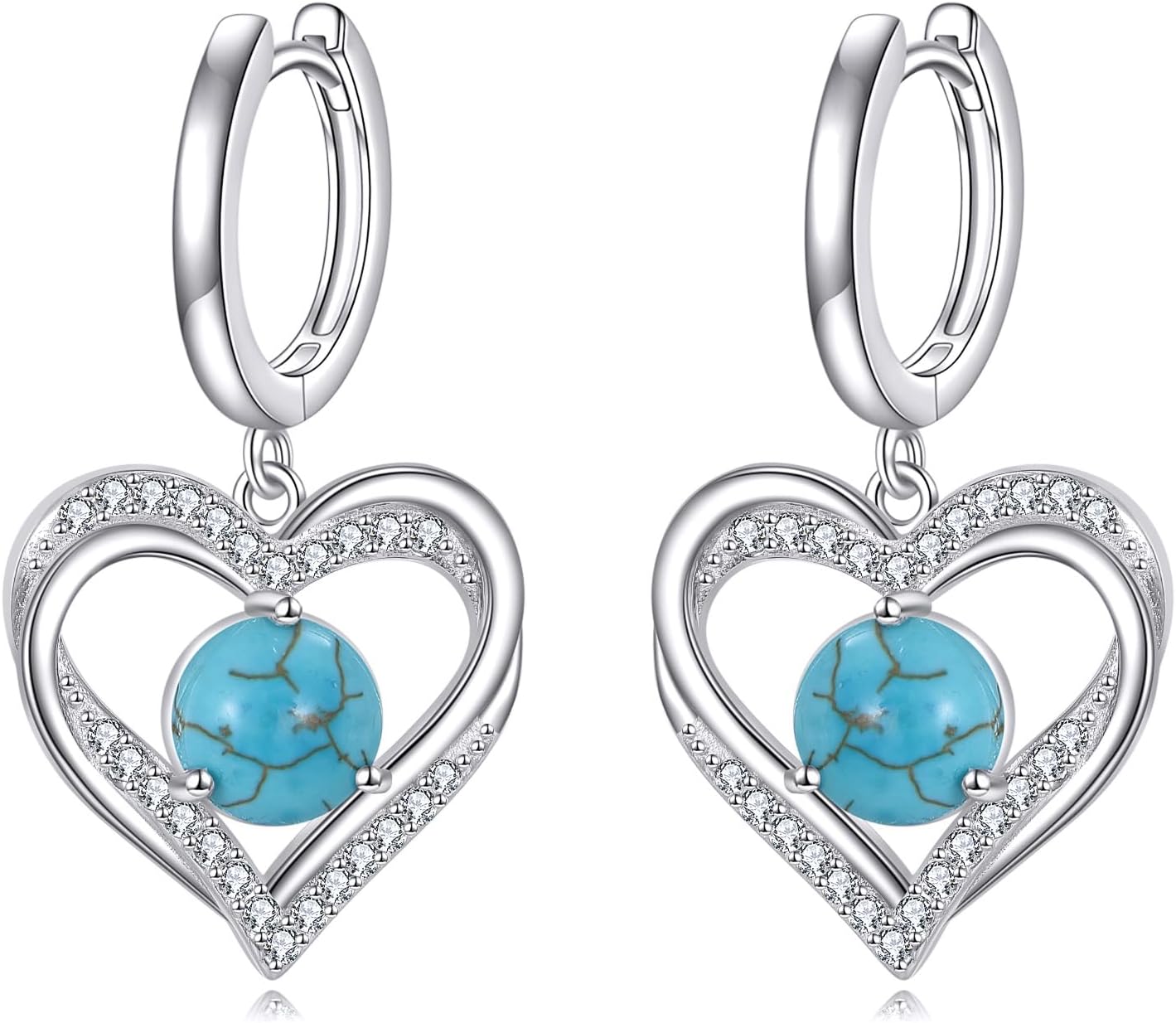 Earrings for Women 925 Sterling Silver Gemstone Dangle Earrings Jewelry Gifts