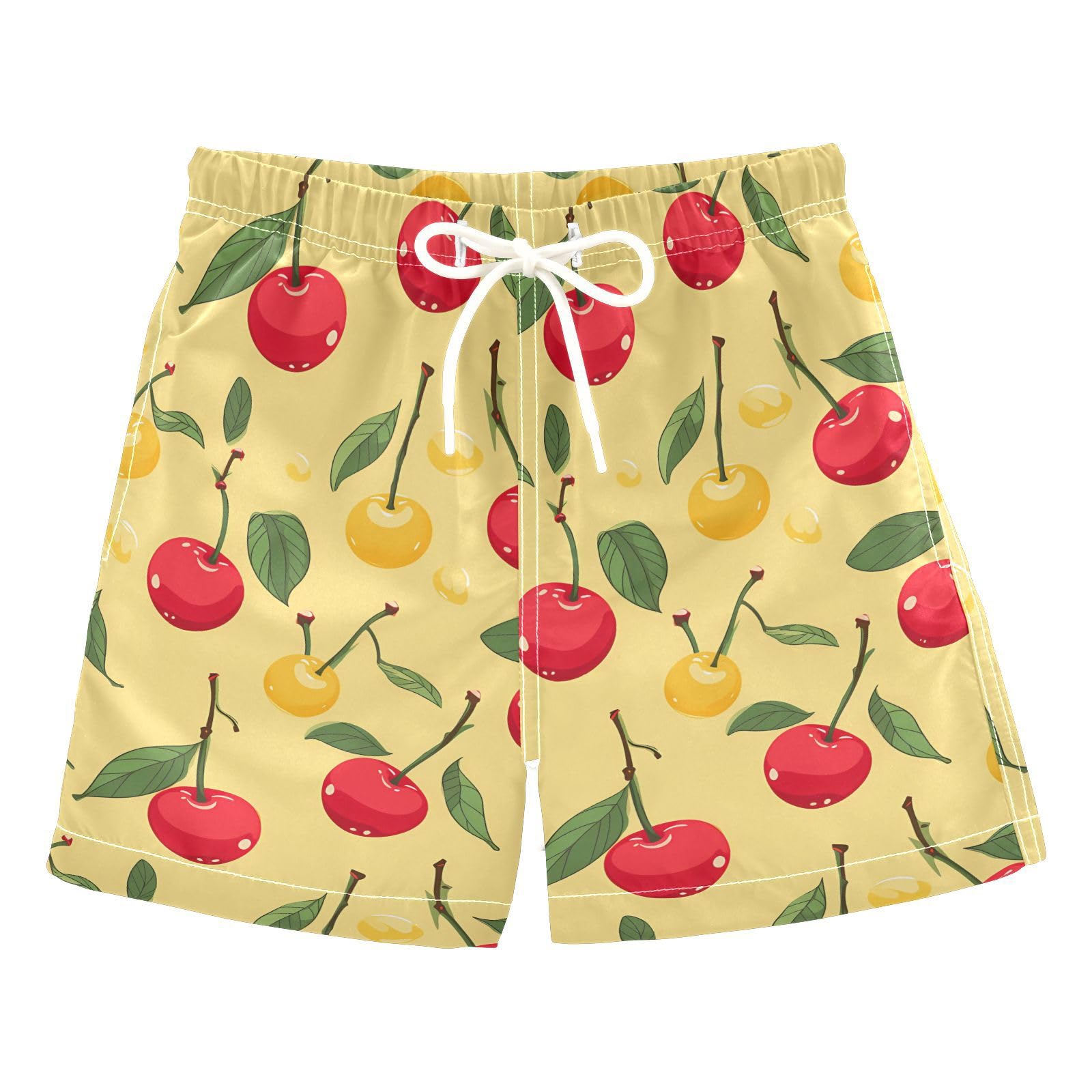 senya Yellow Red Berry Boys Swim Trunks Toddler Shorts Swimwear Boardshorts