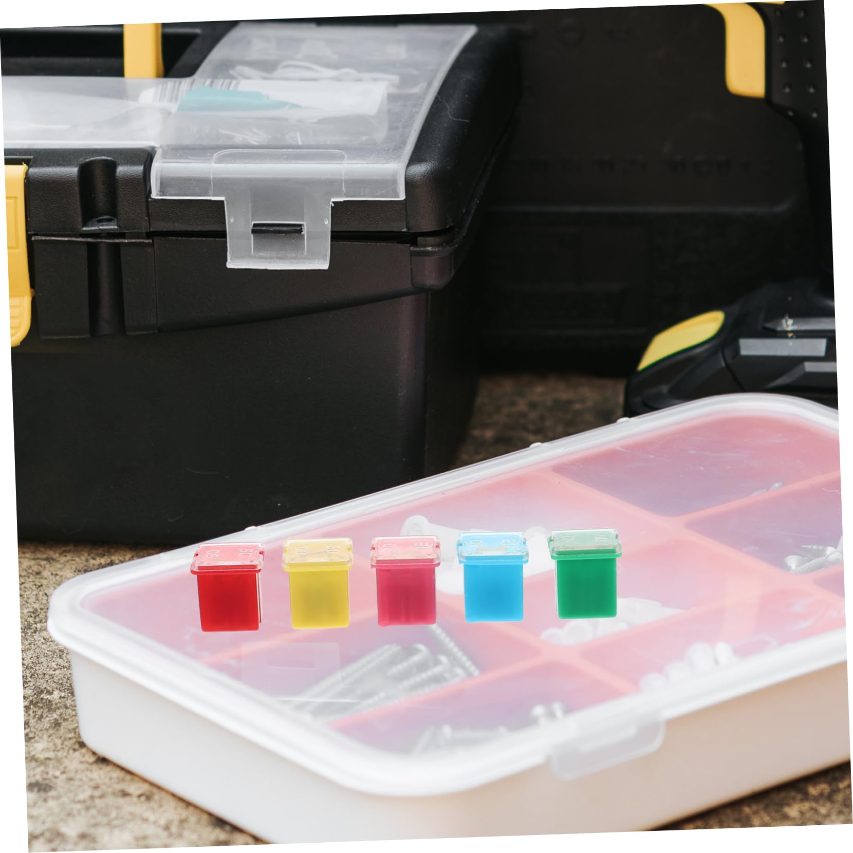 Gatuida 100pezzi Fusibili Automotive Kit Assortito Di Sicurezza Per Auto Facile Installazione e Protezione Circuito Elettrico