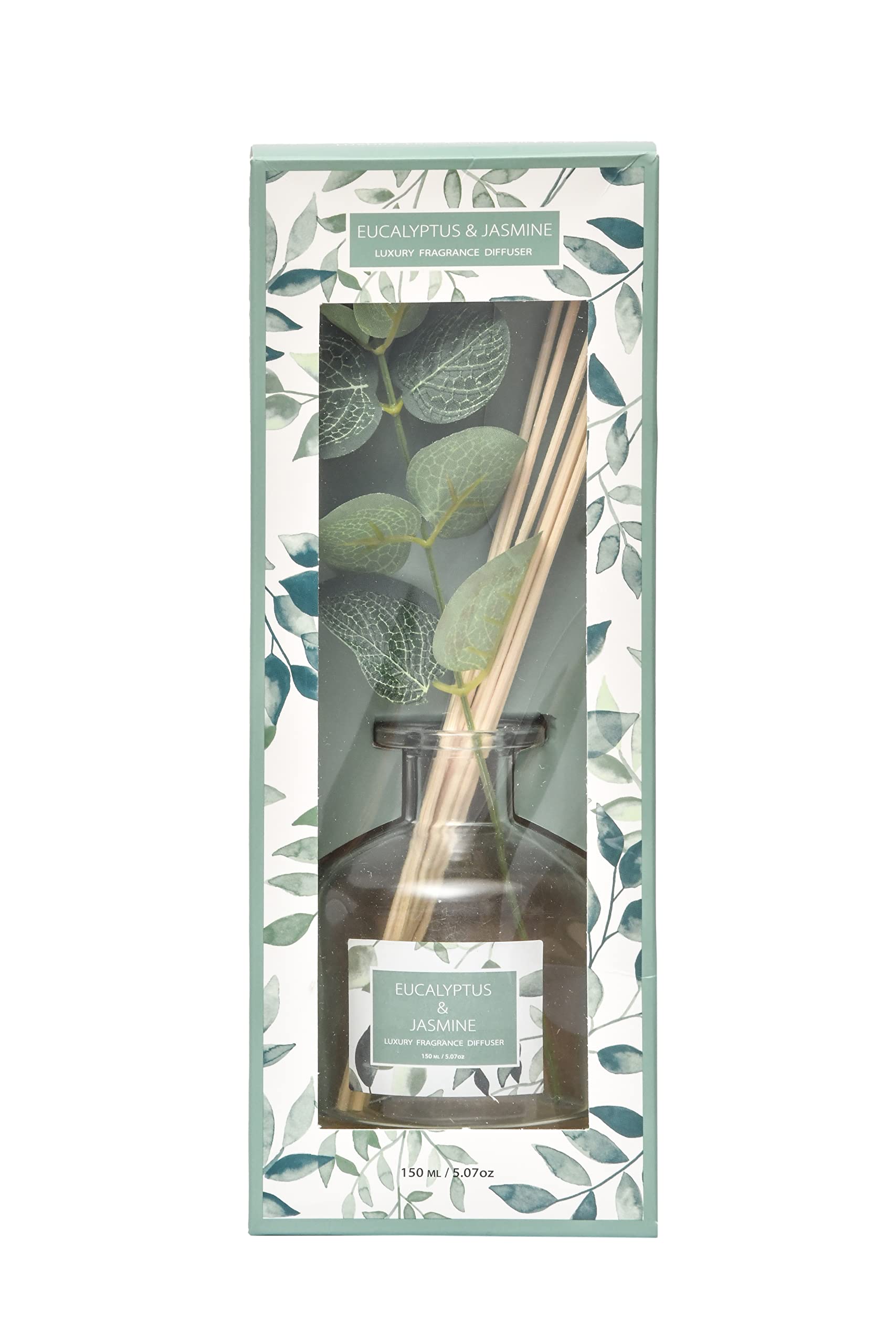 Sleepdown Botanical Reed Diffuser - Eucalyptus & Jasmine - 150ml