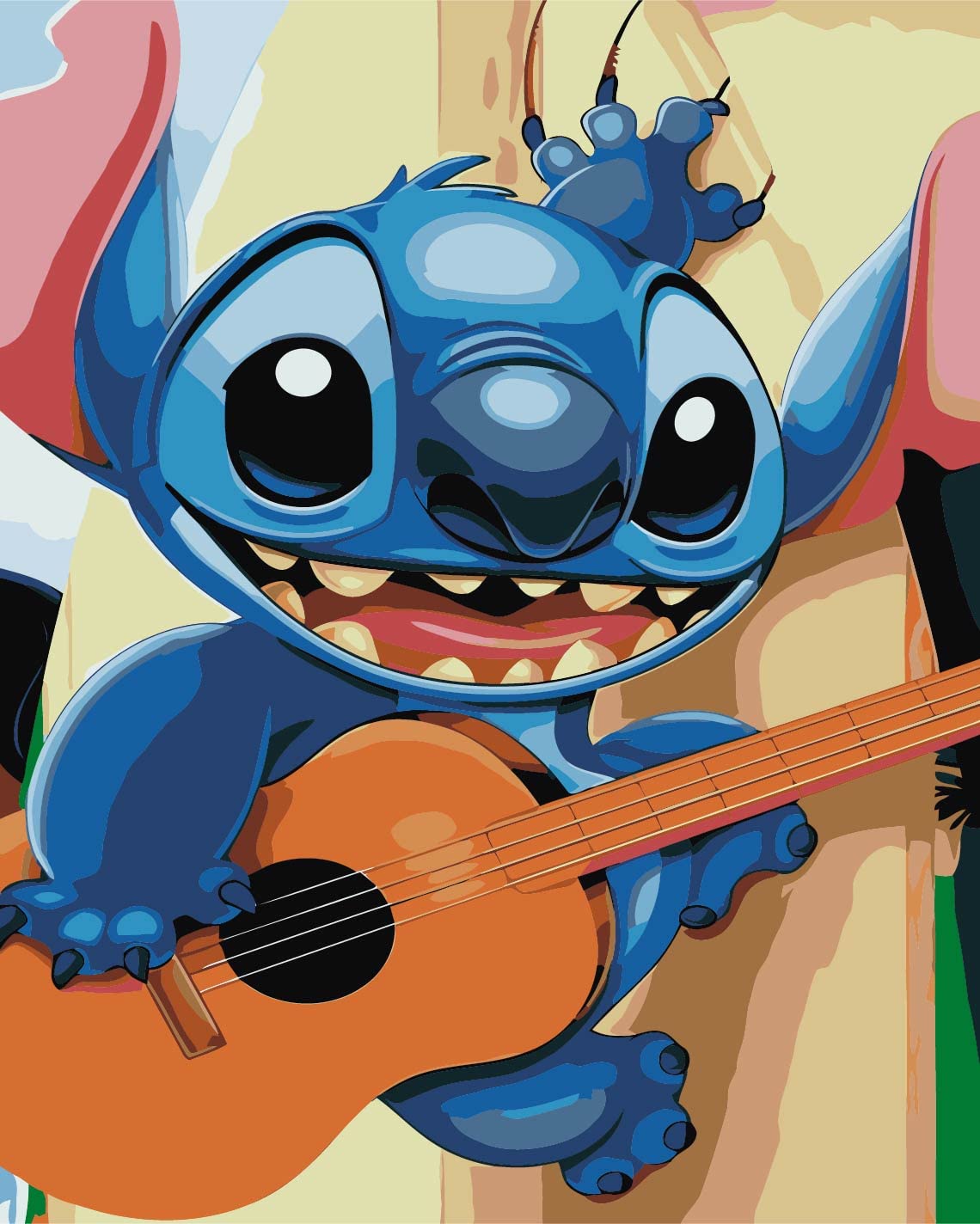 CICISTORY Pintura por Números para Adultos, DIY Kit de Pintura al Óleo de Lienzo para Niños Pintar por Números Pintura al Óleo Principiantes Sin Marco 40x50cmPersonaje de dibujos animados