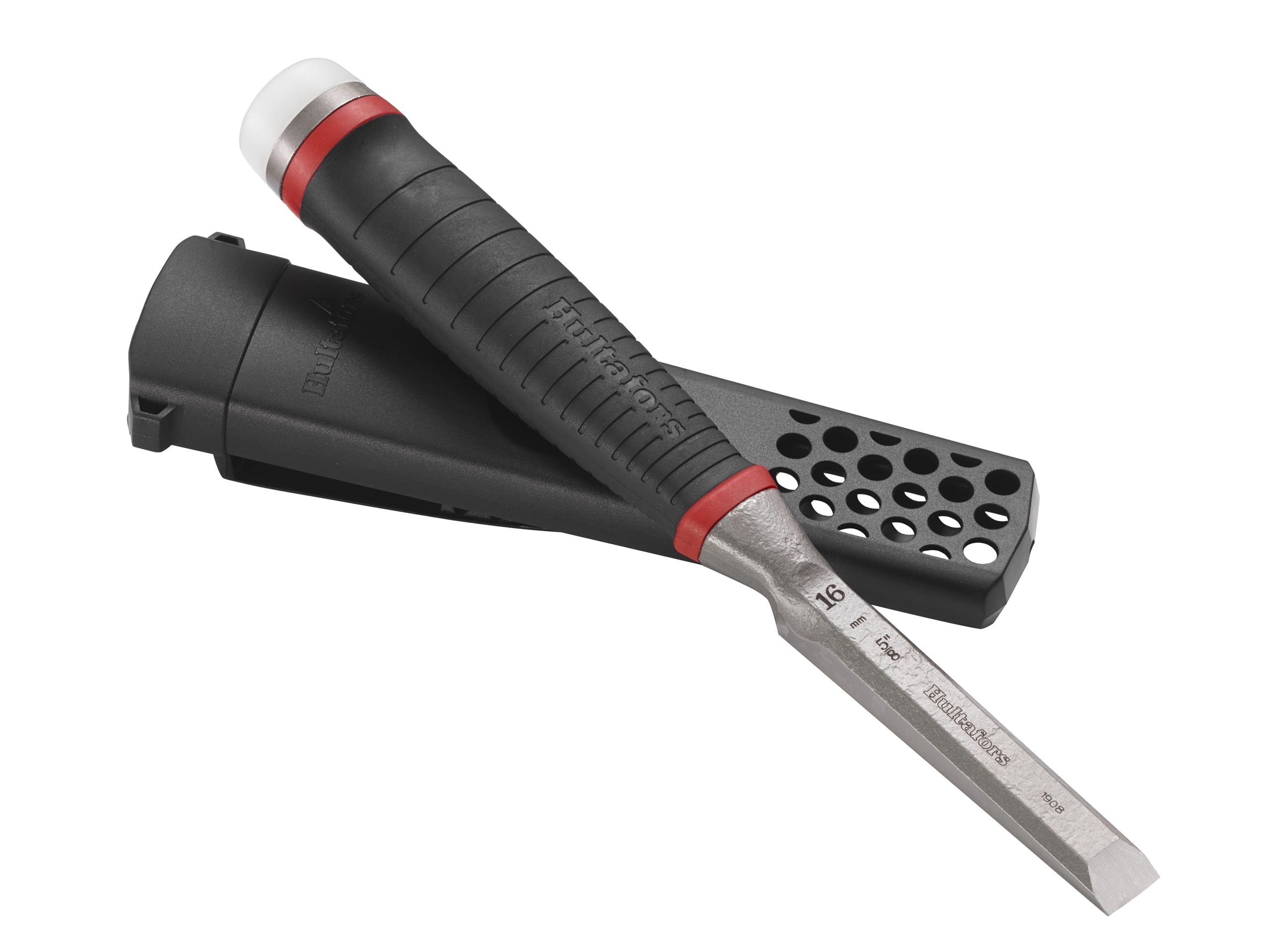 Hultafors HDC16 Heavy-Duty Chisel 16mm, Forged in one piece with Continuous Robust I-Profile for Extreme Breaking Strength