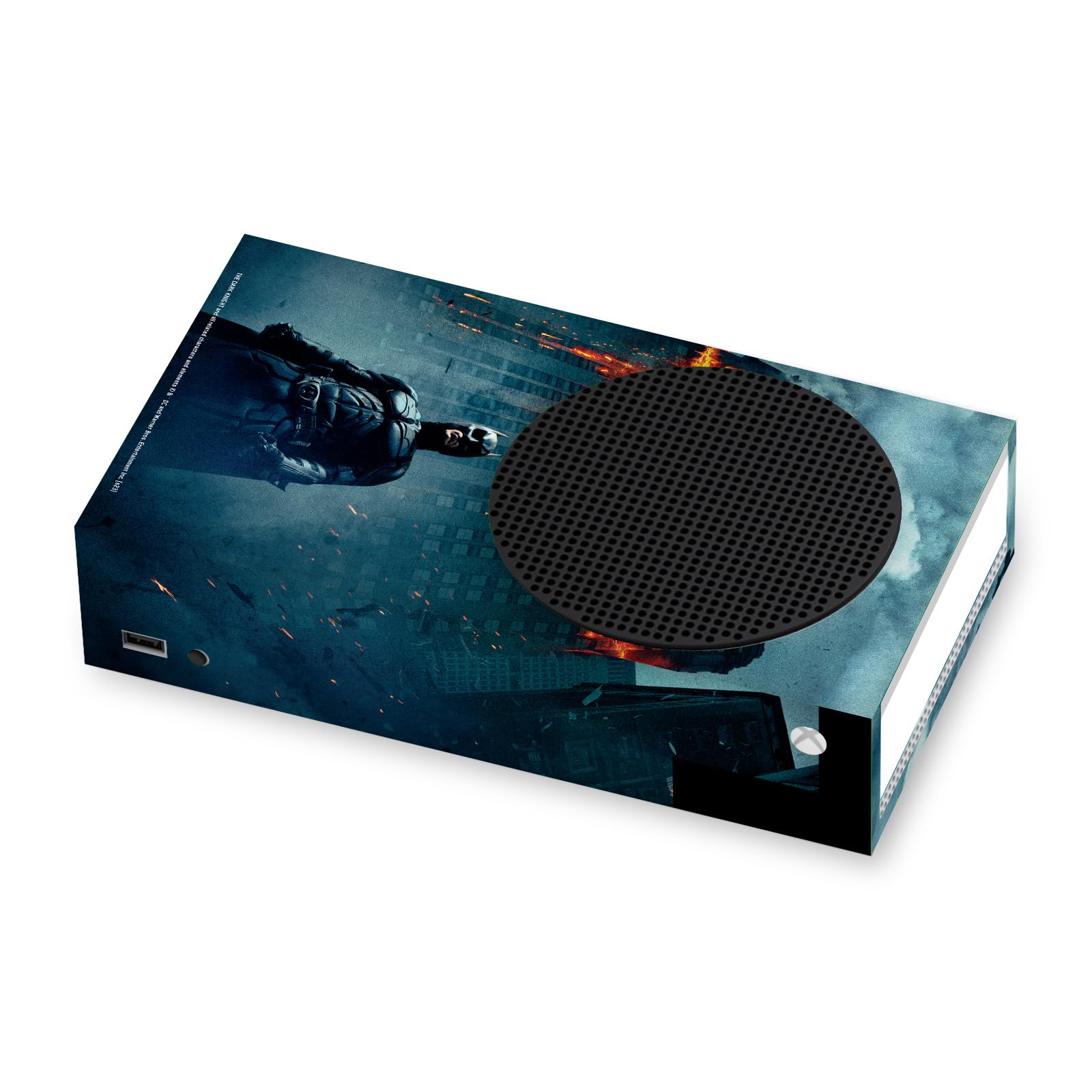 Head Case Designs Offizielle The Dark Knight Batman-Plakat Wichtige Kunst Vinyl Haut Gaming Aufkleber Abziehbild Abdeckung kompatibel mit Xbox Series S Console