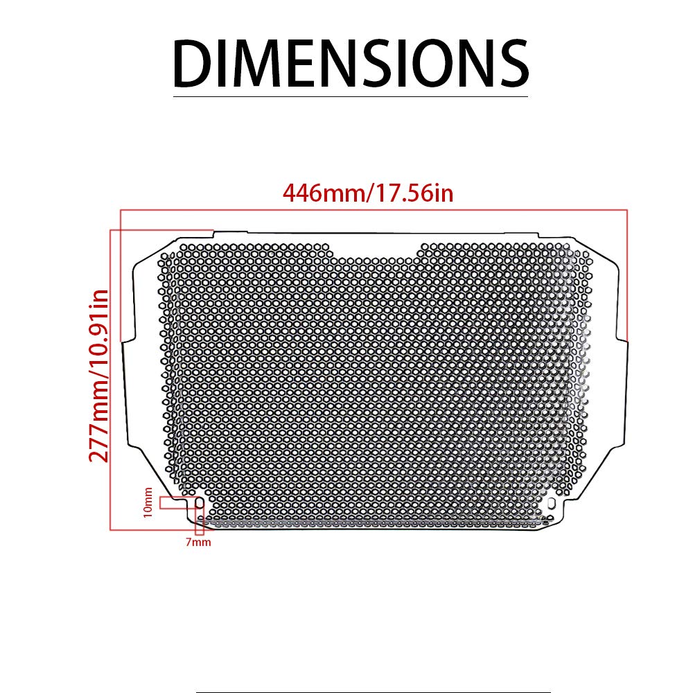 Z900 Moto Aluminium Couvercle de Protection de Grille de Radiateur pour Z900 2017-2023 Z900SE 2022-2024