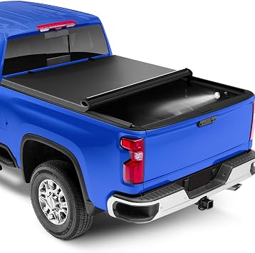 PZ Soft Roll Up Tonneau Cover for 2015-2025 Chevy Colorado/GMC Canyon 5.2FT | Soft Vinyl Truck Bed Cover, Waterproof No-Drill Install, Low-Profile Design, 62.4" Short Bed