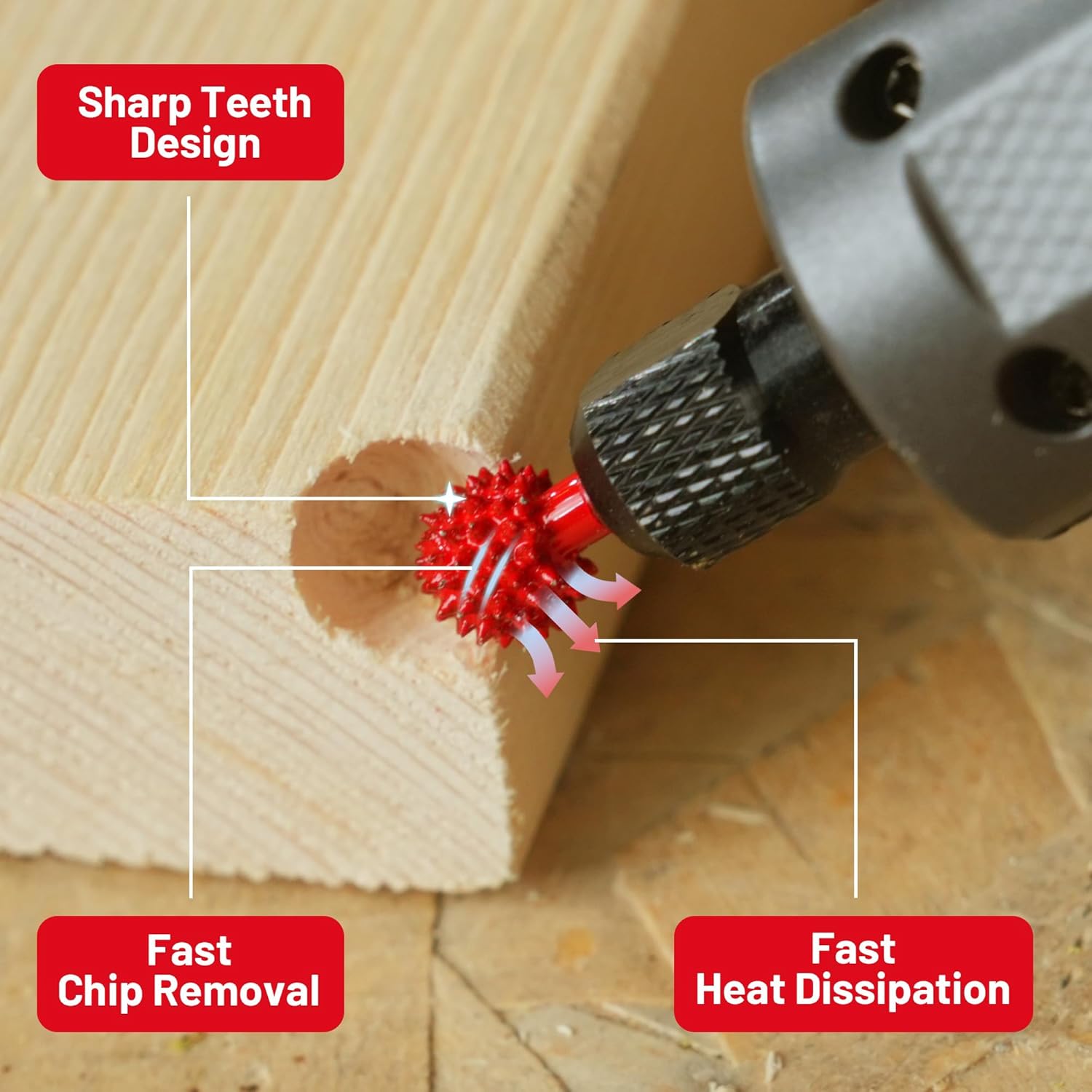 EZARC Tungsten Carbide Rotary Burr Bit