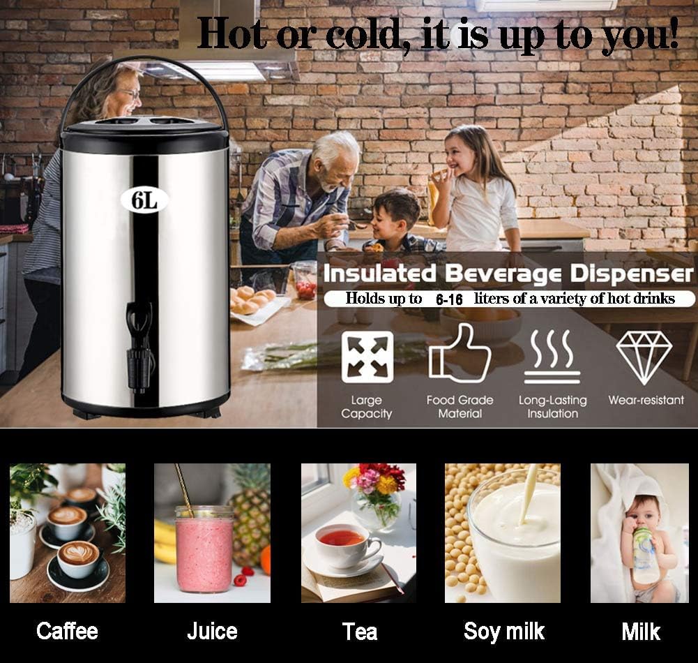 Presentazione del nostro versatile distributore di acqua calda, progettato per gli appassionati di caffè e tè che apprezzano la qualità e la convenienza. Con opzioni di capacità che vanno da 6L a 20L