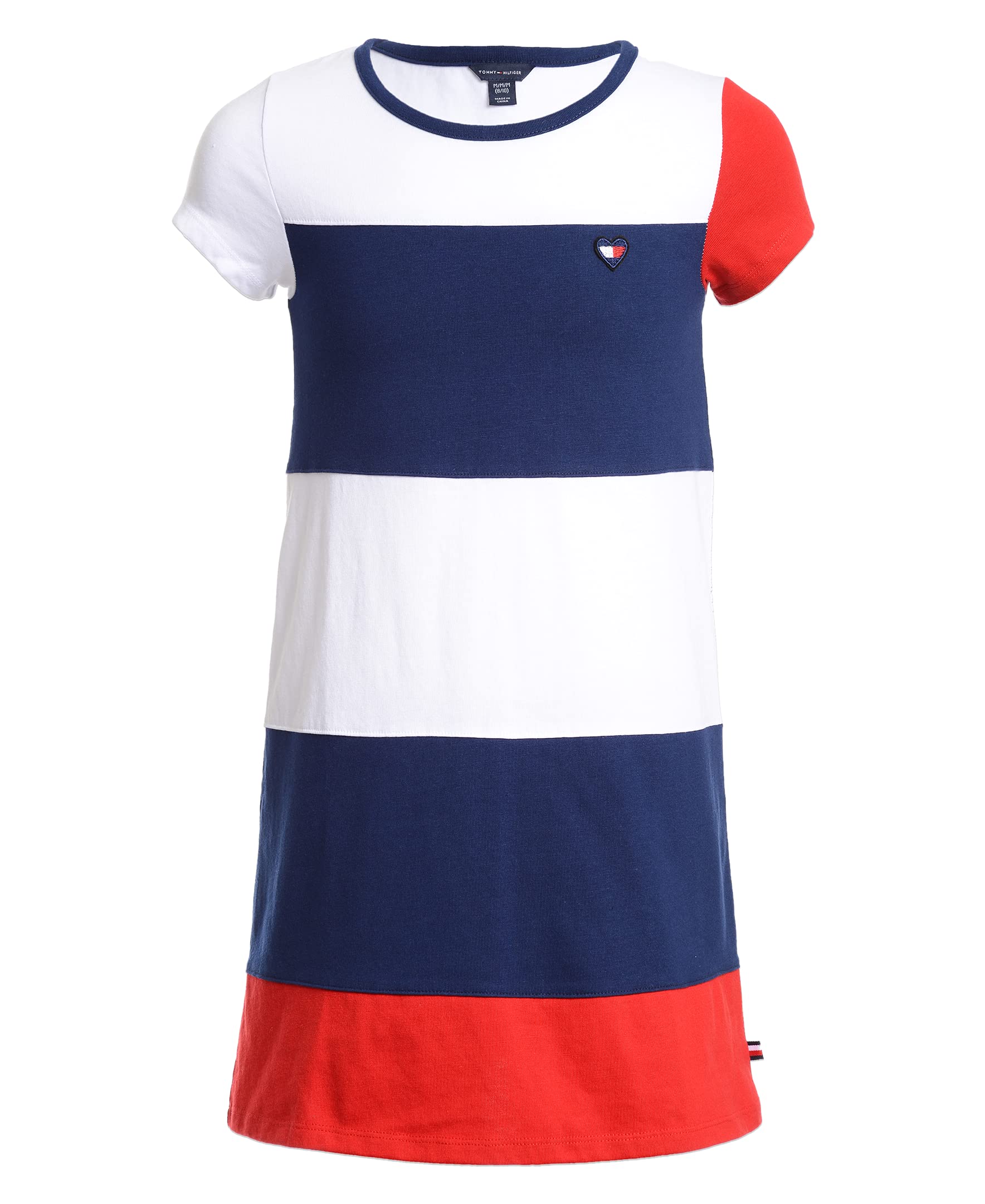 Tommy Hilfigergirls Short Sleeve Colorblocked Jersey Dress Casual Dress
