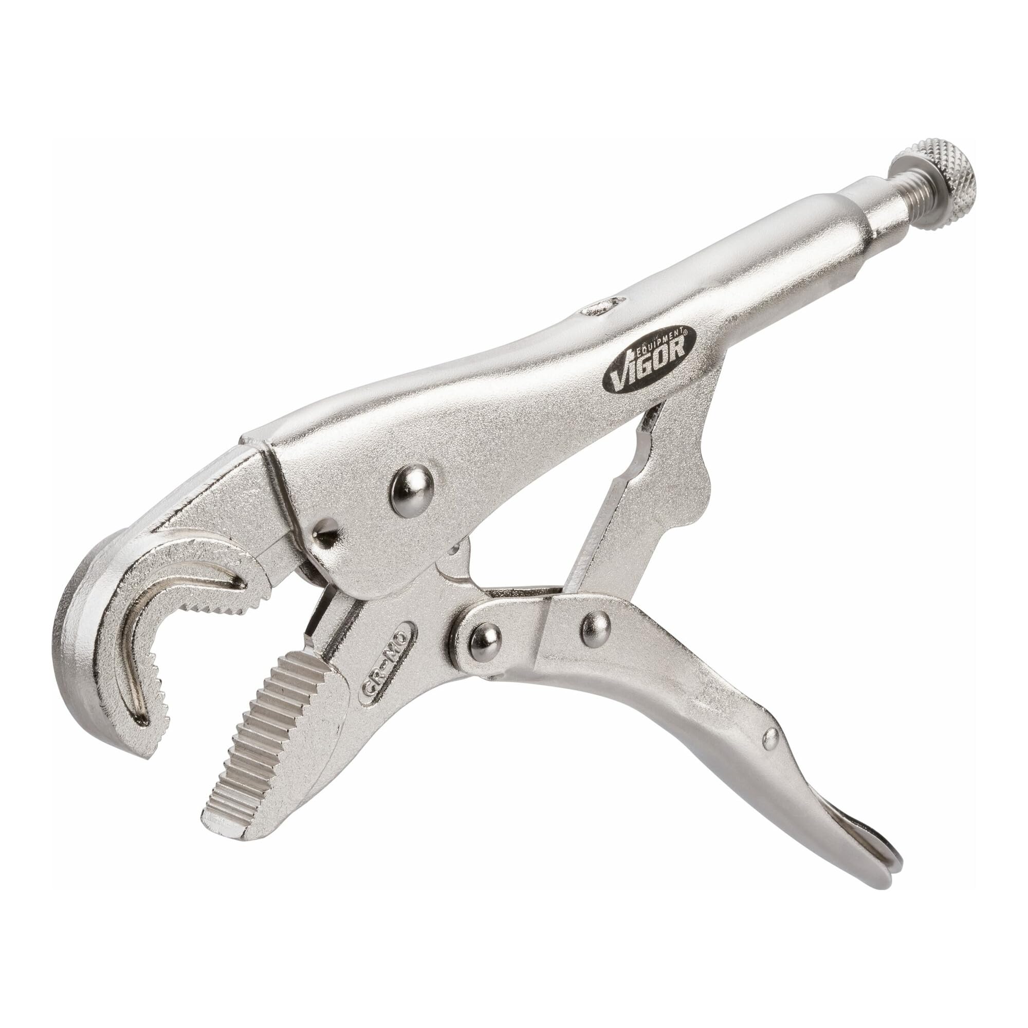 VIGOR V3739 Grip Pliers with Curved Jaws - Multi-Colour