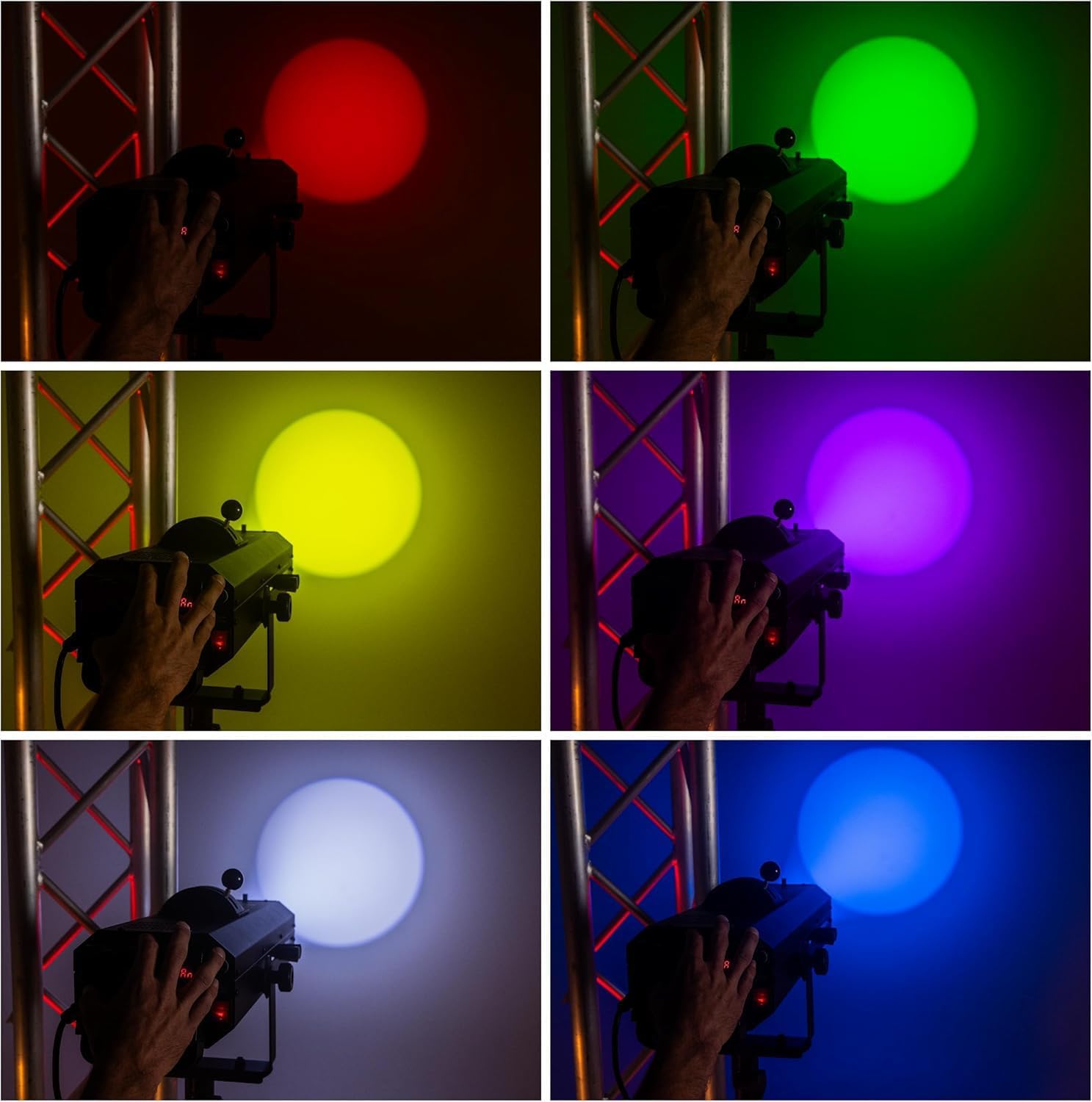 Chauvet DJ LED 75ST Followspot Bundle with Stand, DMX Cable, and Austin Bazaar Polishing Cloth
