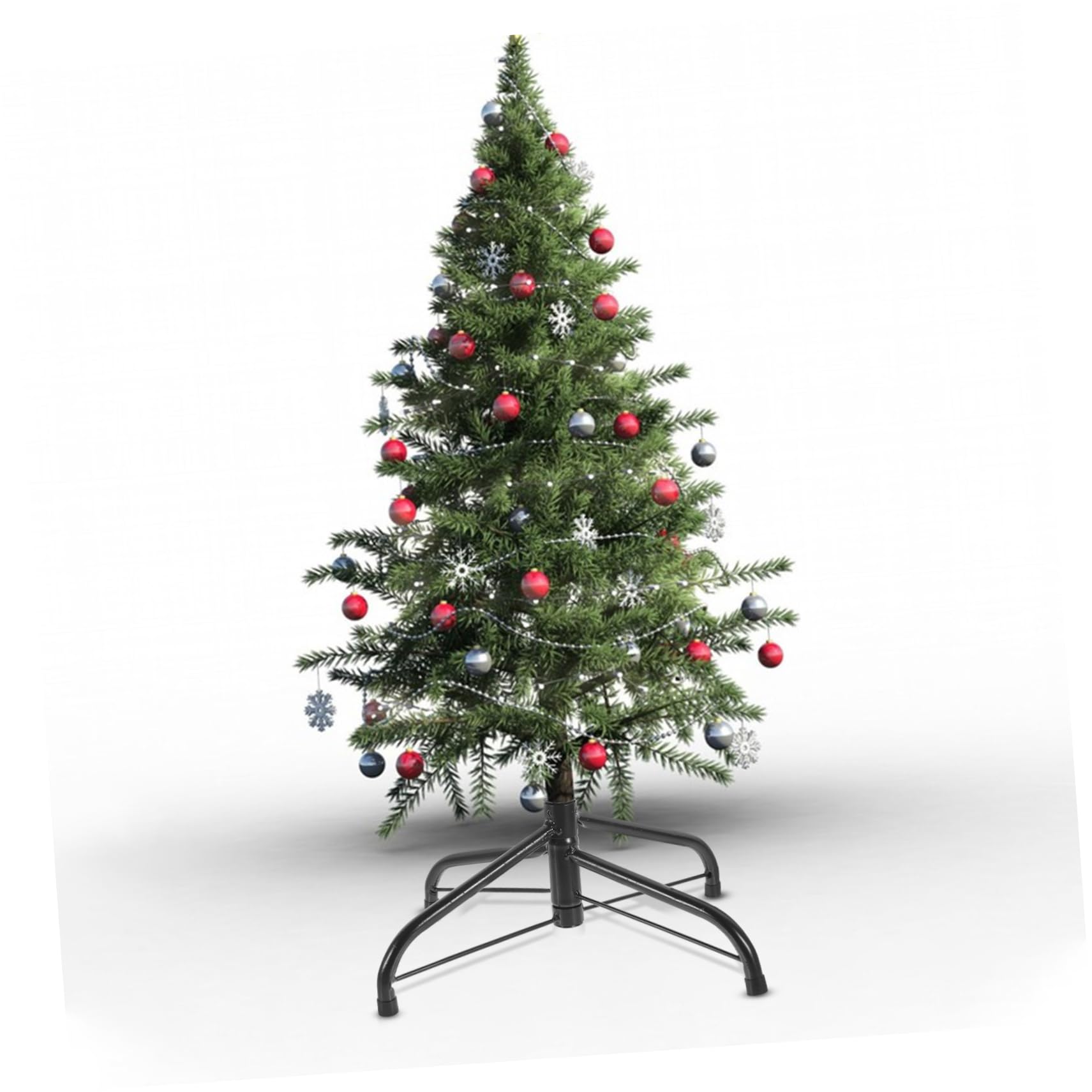 Cabilock Soporte De Árbol De Navidad De Metal Soporte De Árbol Artificial Soporte De Caja De Árbol De Navidad Base De Soporte De Árbol De Navidad Puesto De Mini Árbol Reemplazar Pala