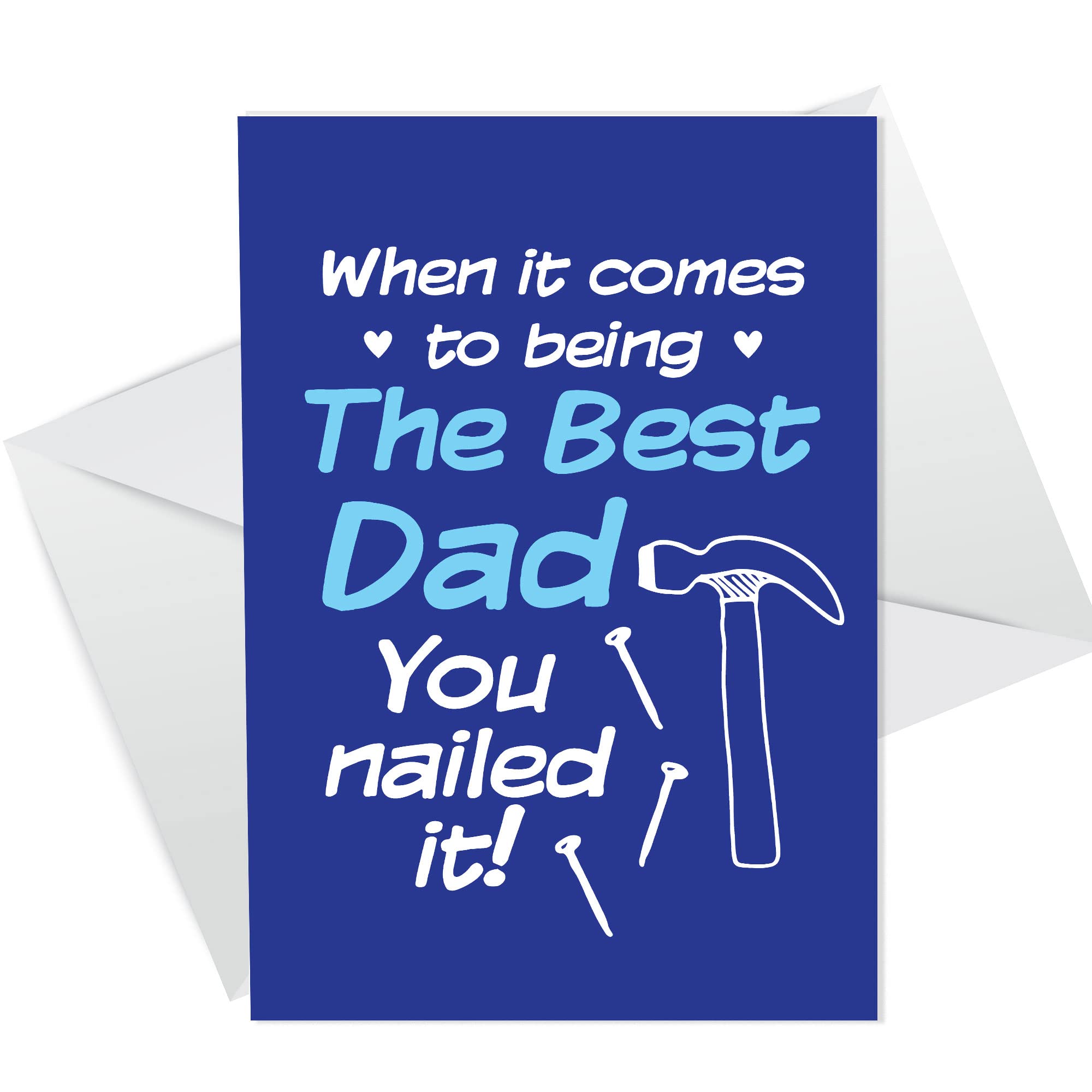 RED OCEAN Funny Humour Dad Birthday Cards Fathers Day Cards For Dad From Daughter Son