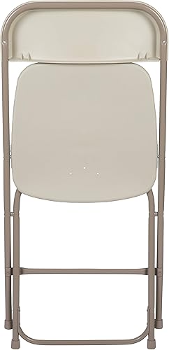 Miniatura 27 de EMMA + OLIVER Juego de 10 sillas plegables de plástico, capacidad de peso de 650 libras, silla plegable apilable ligera en color rojo