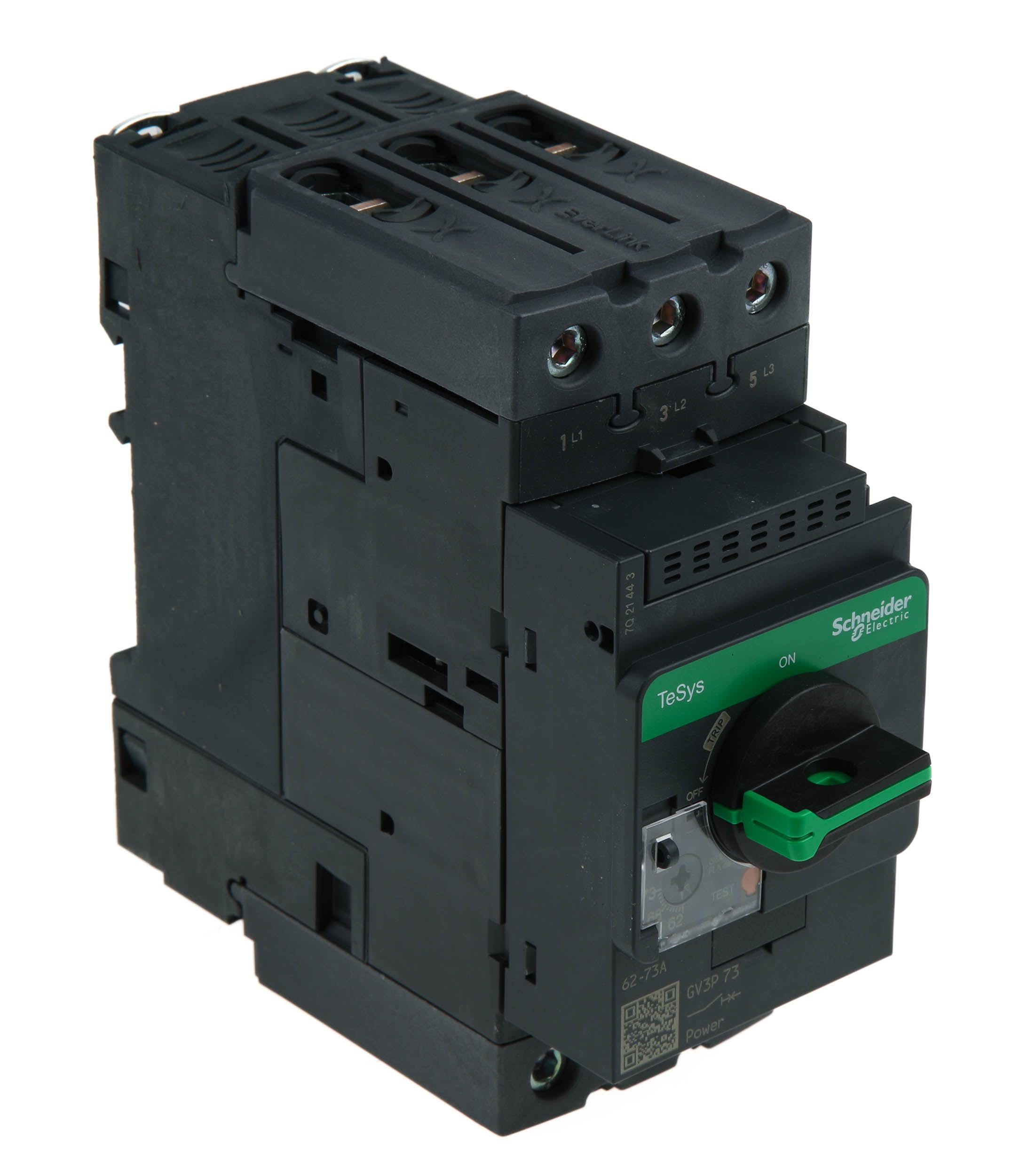 Schneider Electric, Tesys GV3P Interruttore Termico Motore 62-73A Everlink, GV3P73 - 4