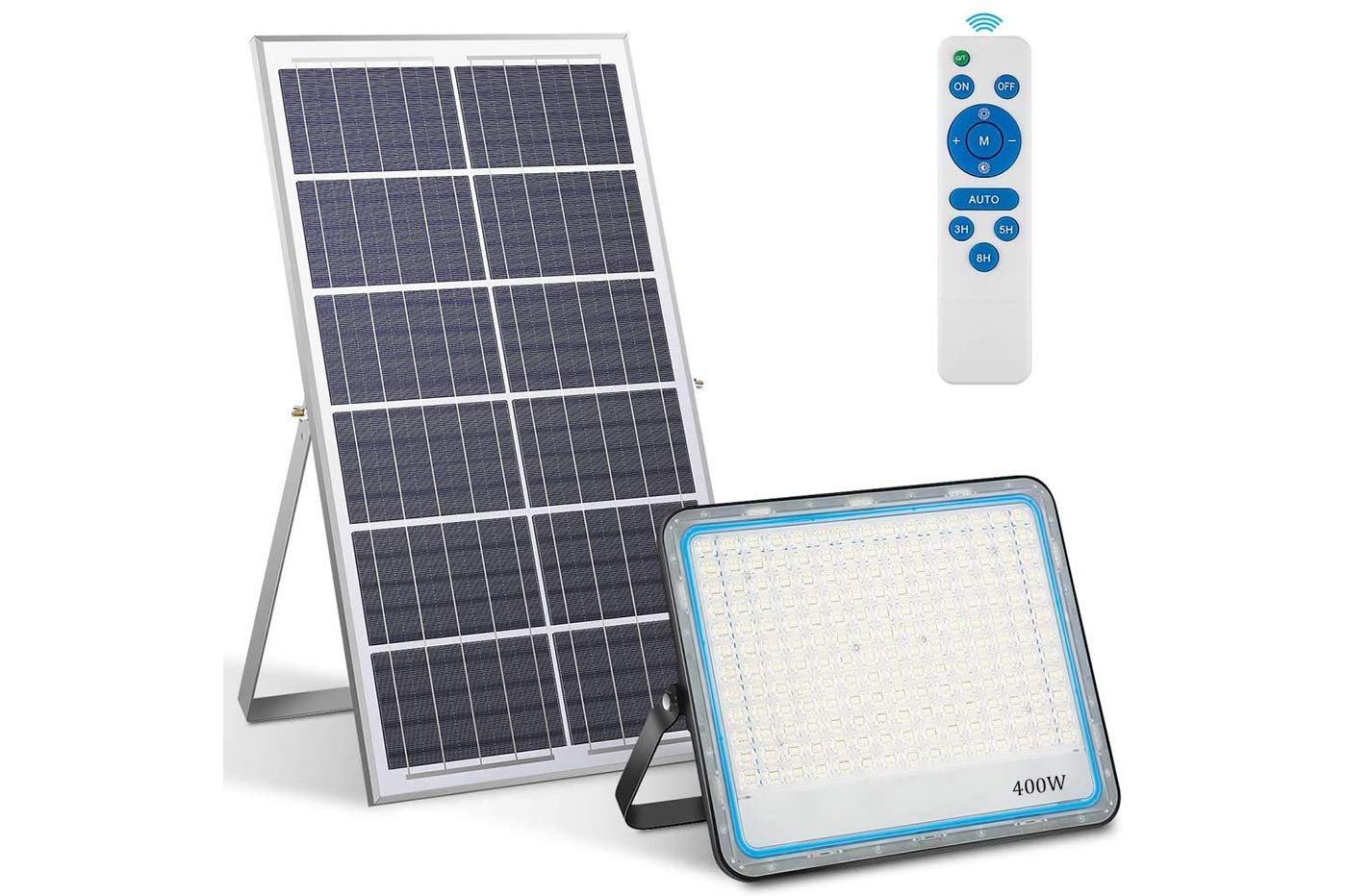Floodlight led 400W solar panel cold light outdoor led garden spotlight RL-400